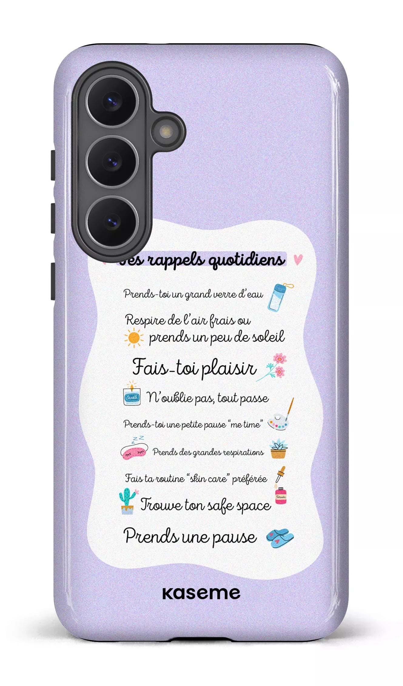 Galaxy S25 FE Tough Tes rappels quotidiens purple -