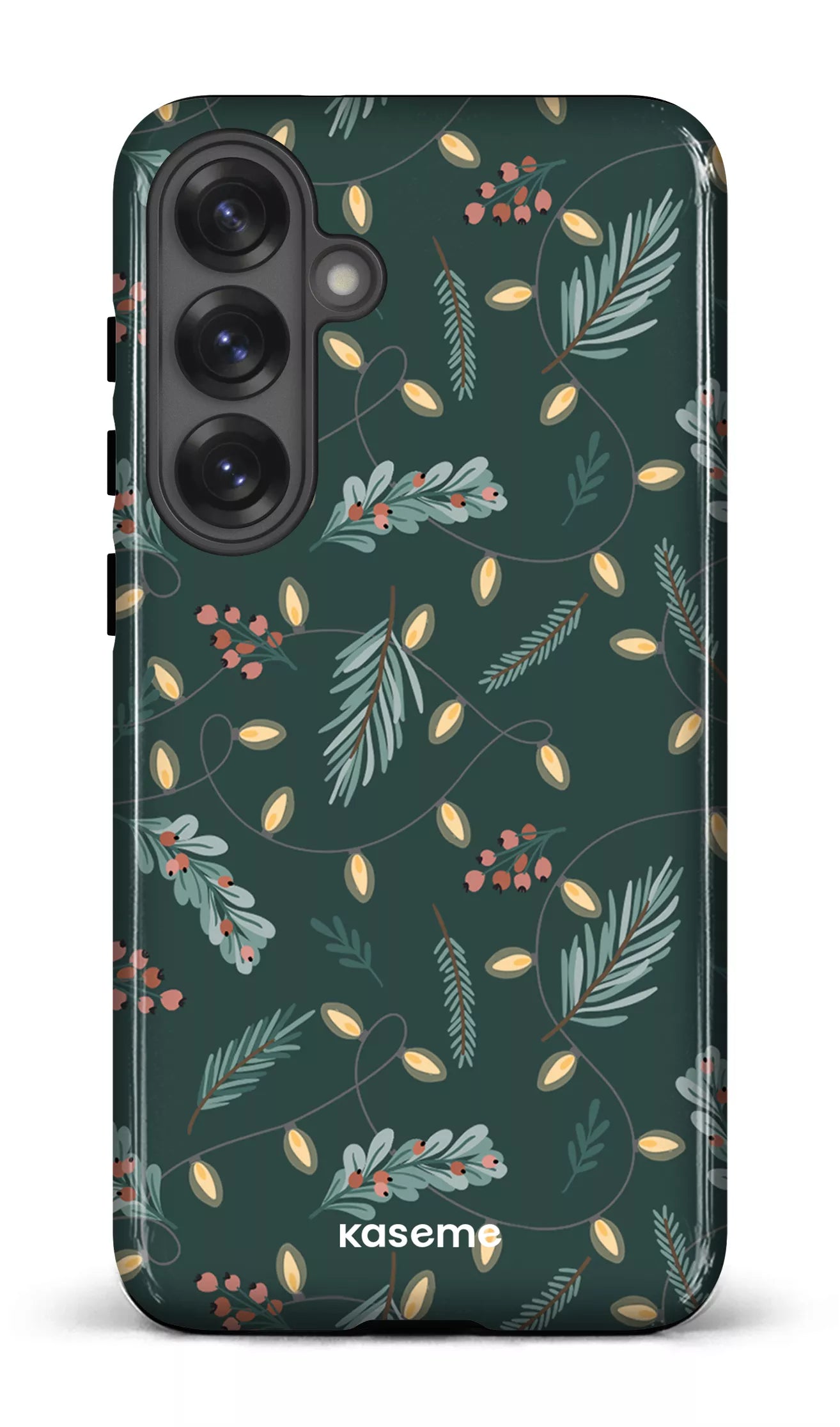 Galaxy S25 Plus Tough (Gloss) Cozy winter night green -