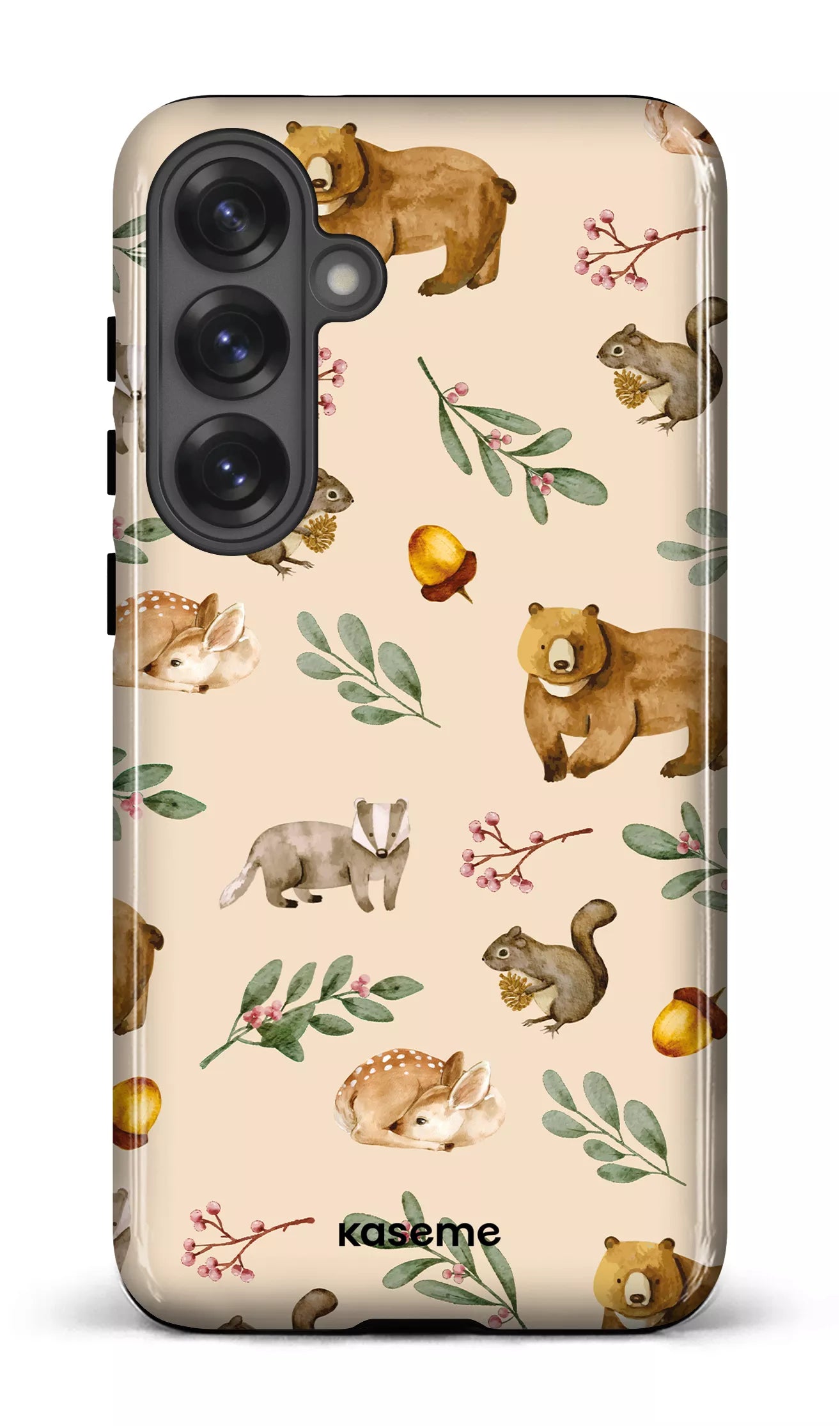 Galaxy S25 Plus Tough (Gloss) Furry Forest Beige -