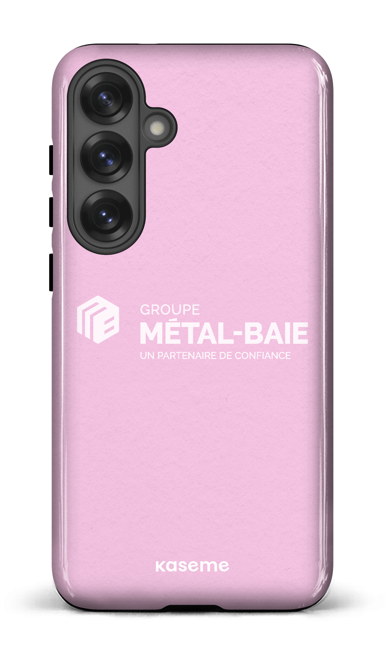 Galaxy S25 Plus Tough (Gloss) Métal-Baie Rose -