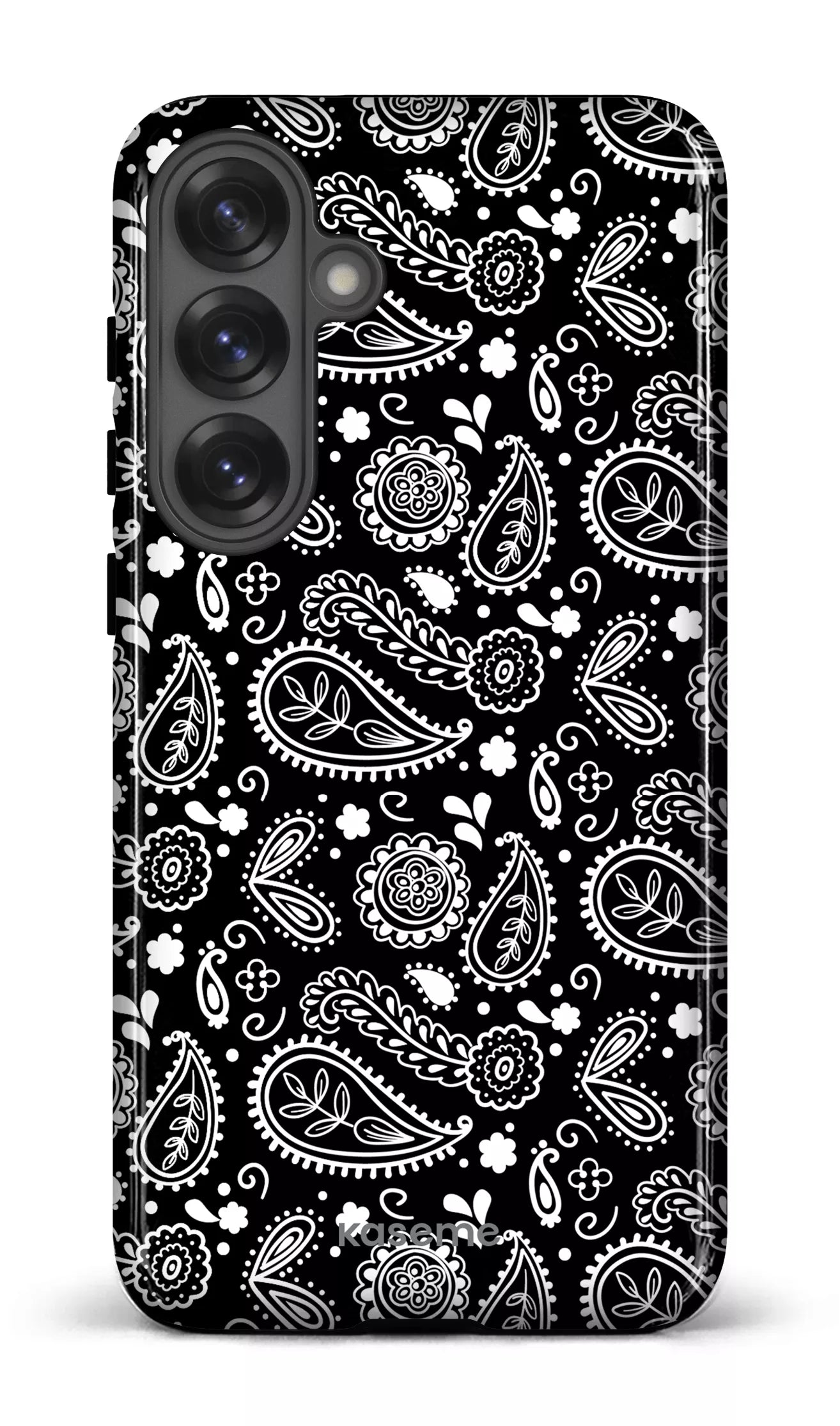Galaxy S25 Plus Tough (Gloss) Paisley black -