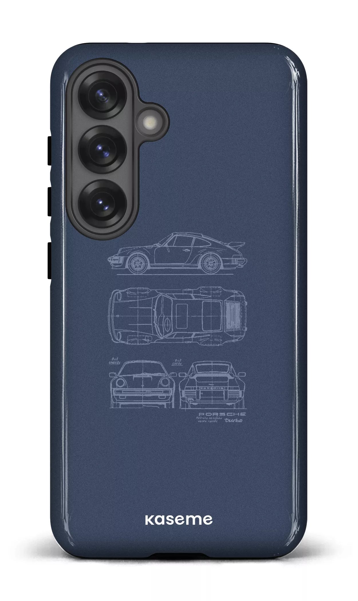 Galaxy S25 Tough (Gloss) Beat The Traffic Blue -