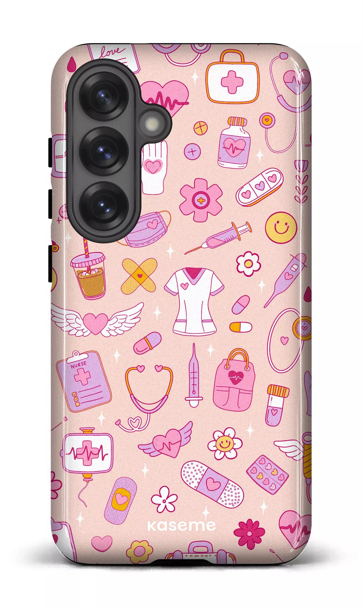 Galaxy S25 Tough (Gloss) Code Pink -