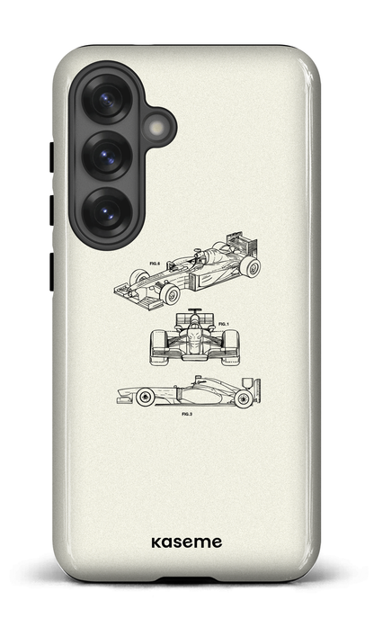 Galaxy S25 Tough (Gloss) Sport Car White -