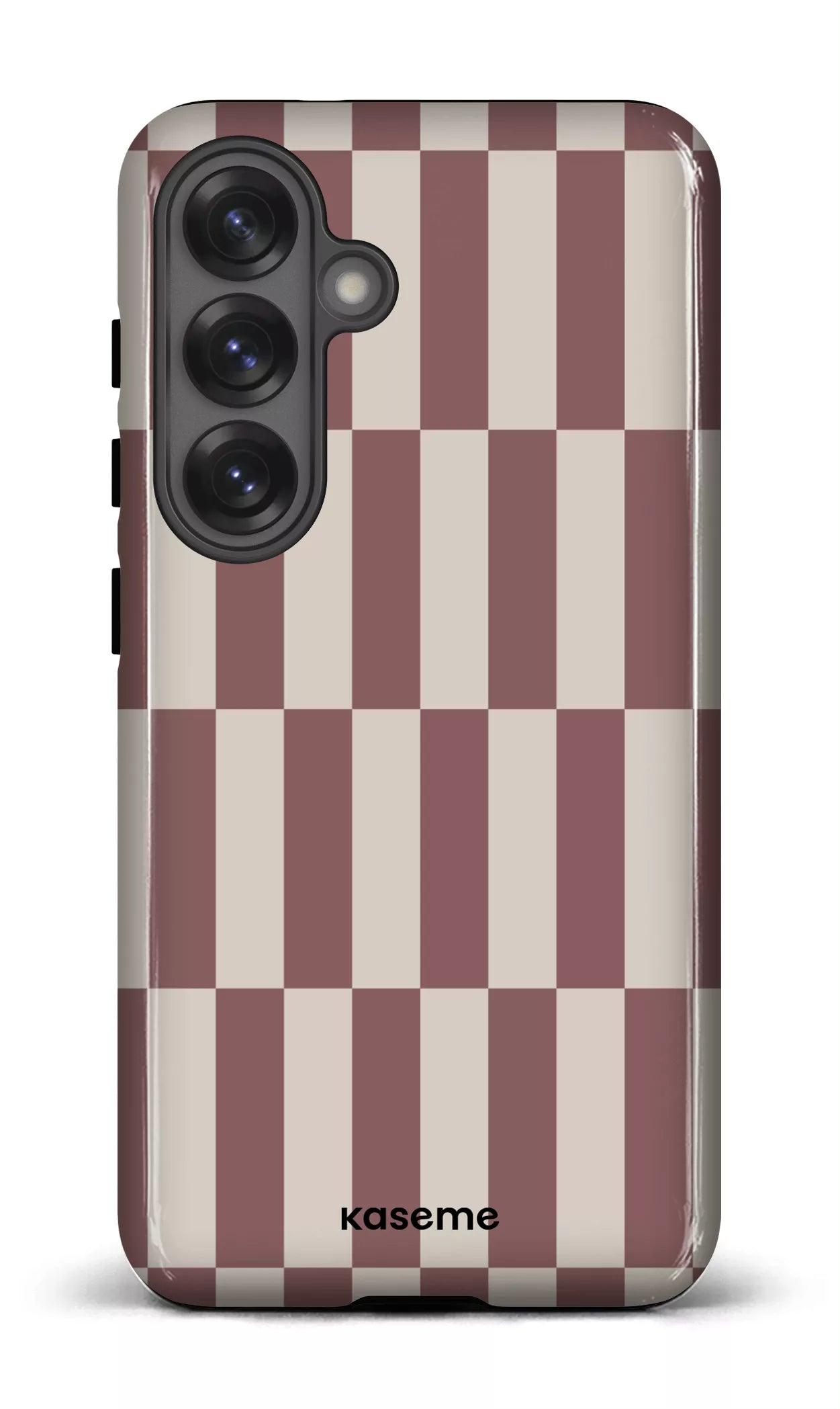 Galaxy S25 Tough (Gloss) Structured Brown -