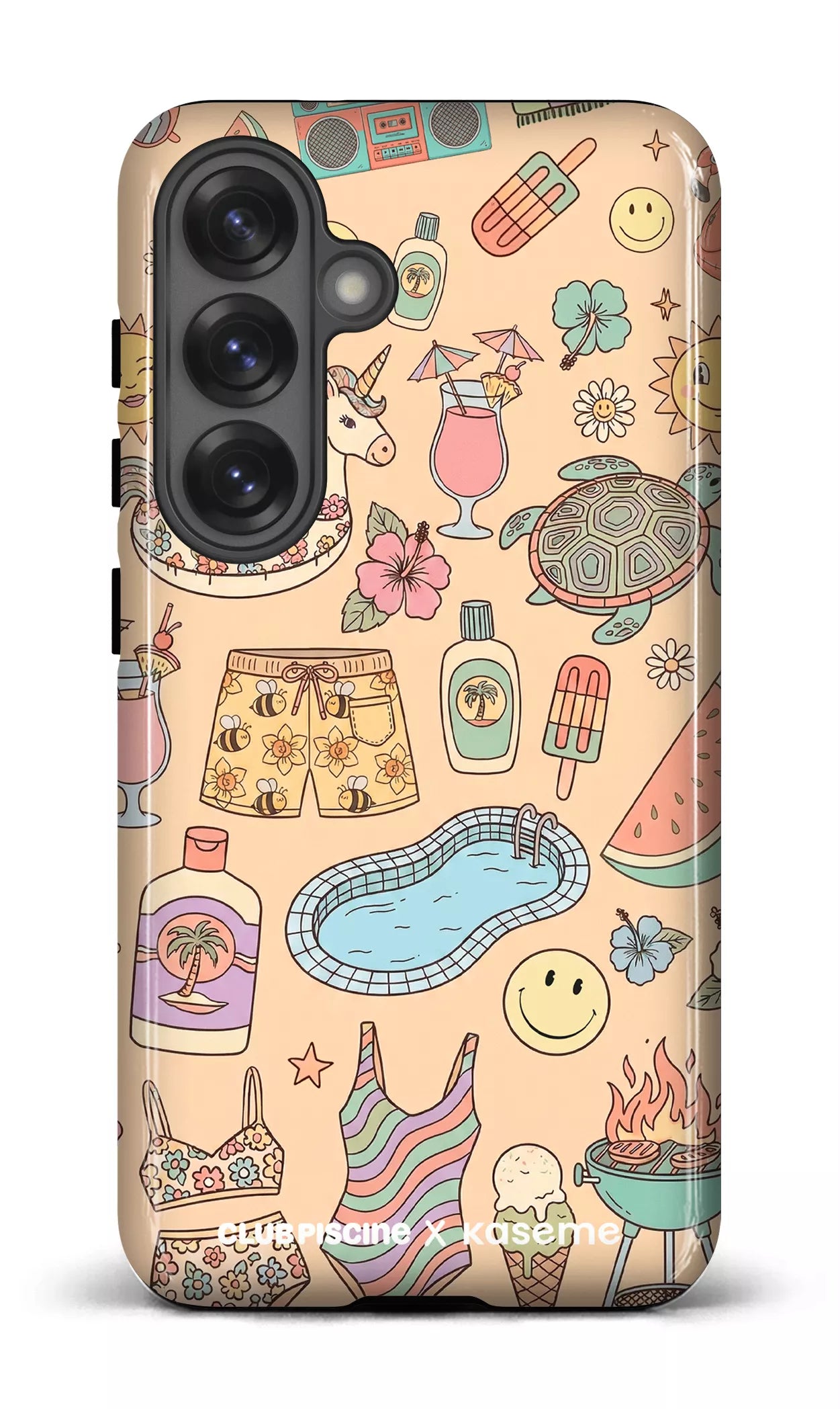 Galaxy S25 Tough (Gloss) Summer Icon by Club Piscine -
