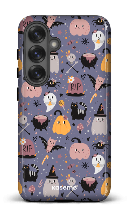 Galaxy S25 Tough (Gloss) Trick or Threat Purple -