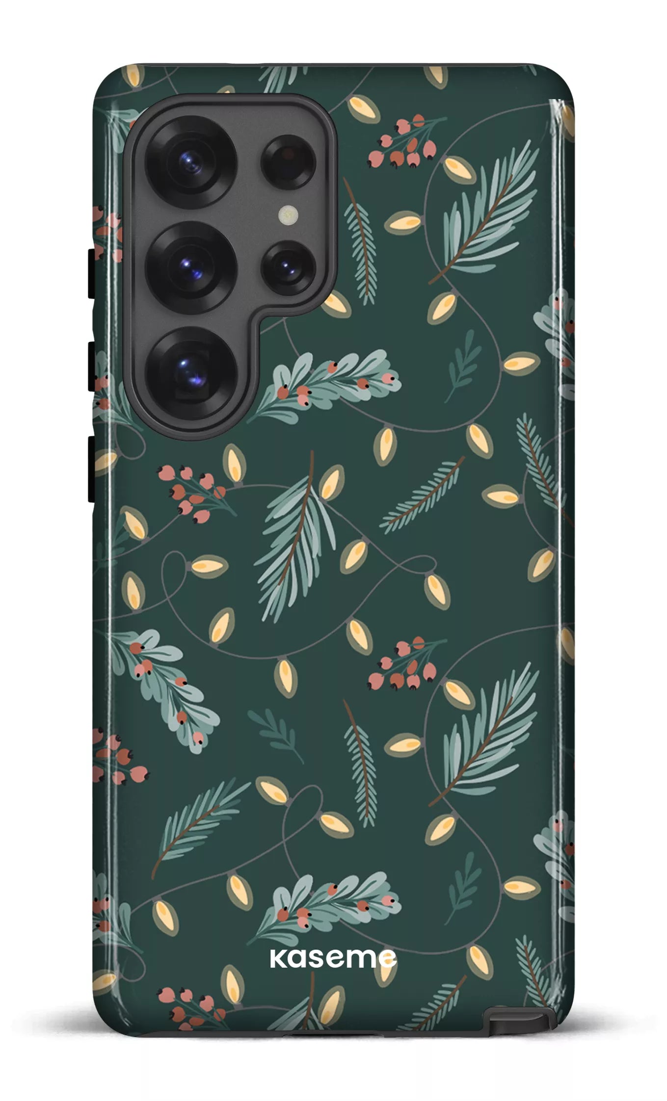 Galaxy S25 Ultra Tough (Gloss) Cozy winter night green -