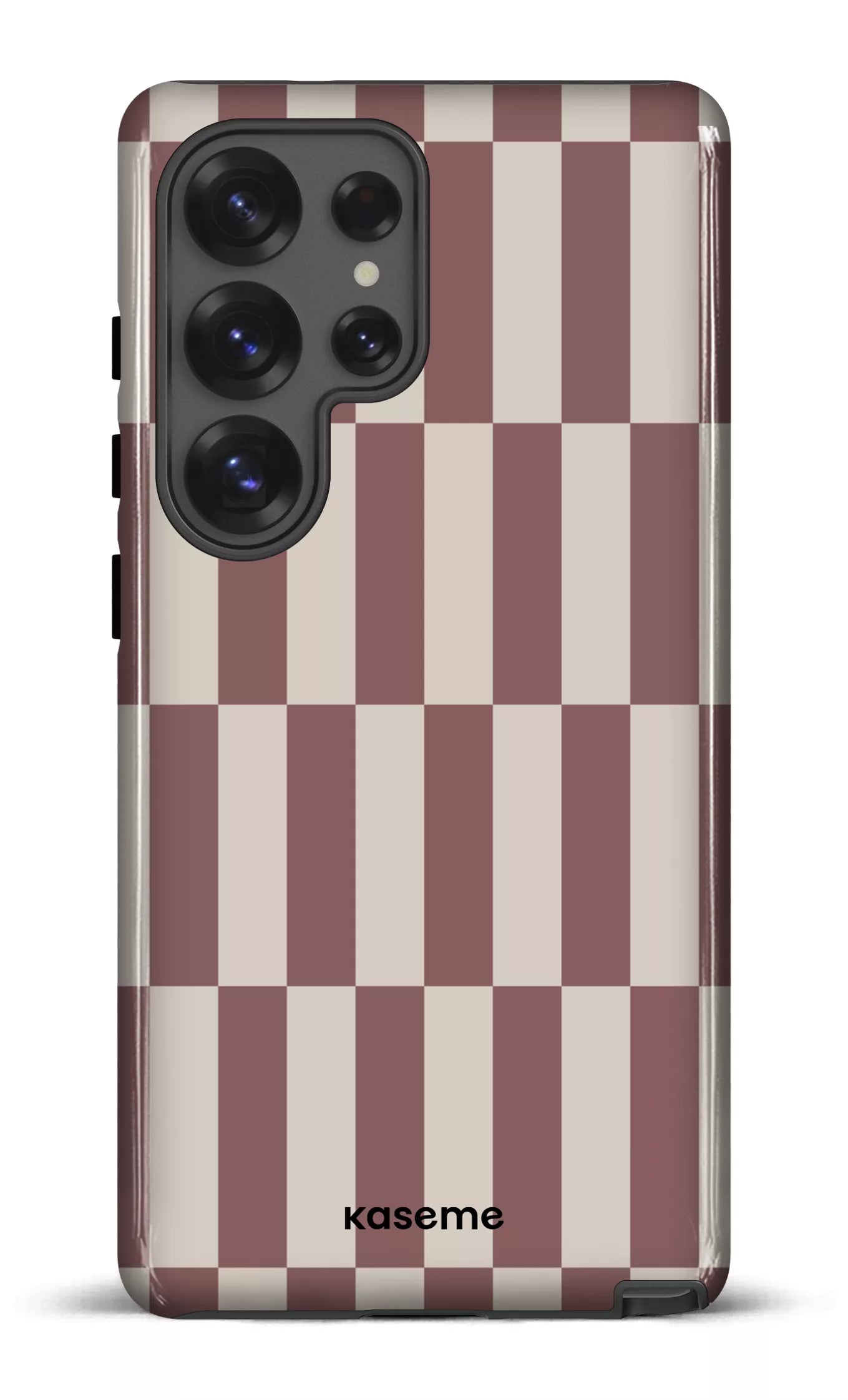 Galaxy S25 Ultra Tough (Gloss) Structured Brown -