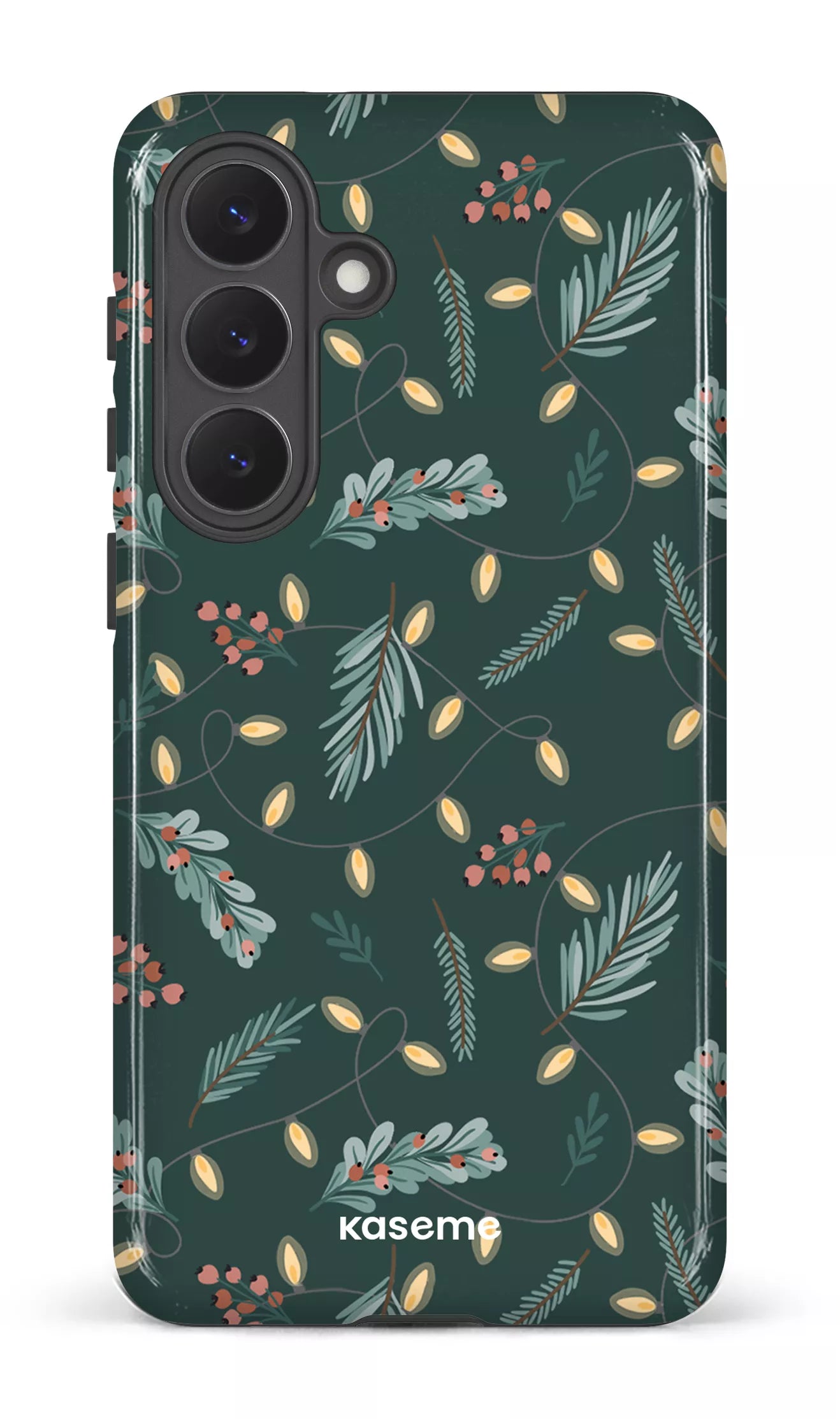 Galaxy S26P Tough (Gloss) Cozy winter night green -