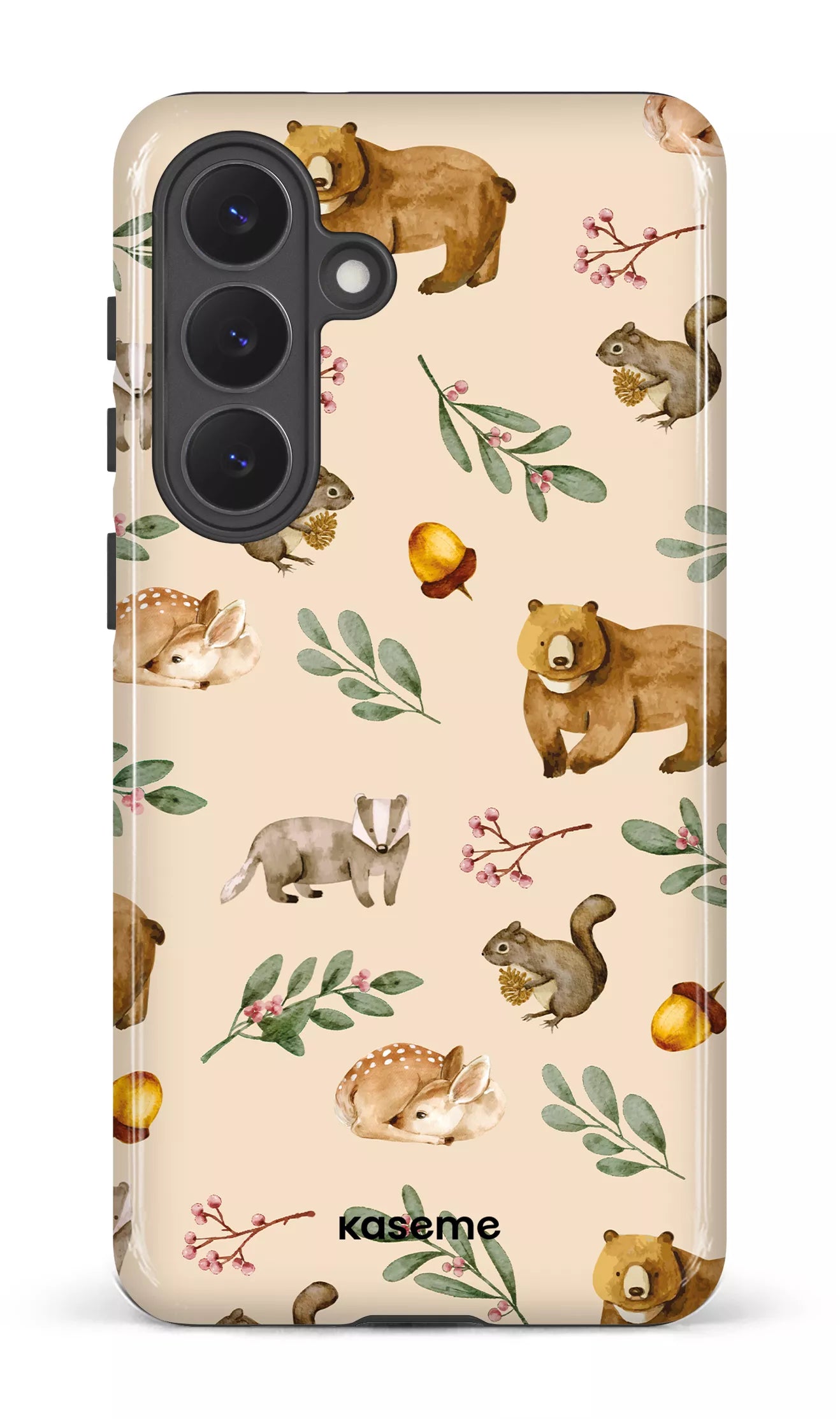 Galaxy S26P Tough (Gloss) Furry Forest Beige -