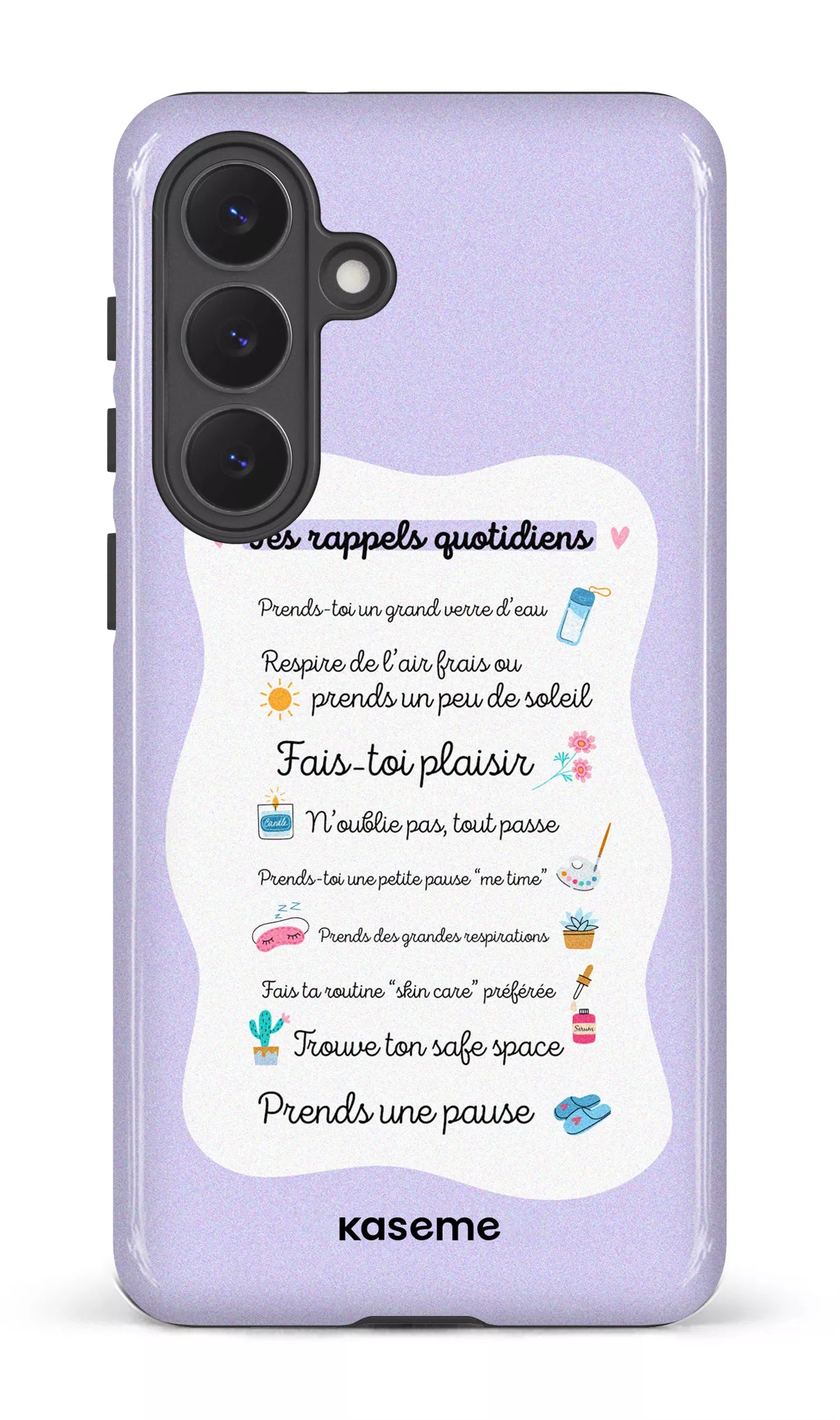 Galaxy S26P Tough (Gloss) Tes rappels quotidiens purple -
