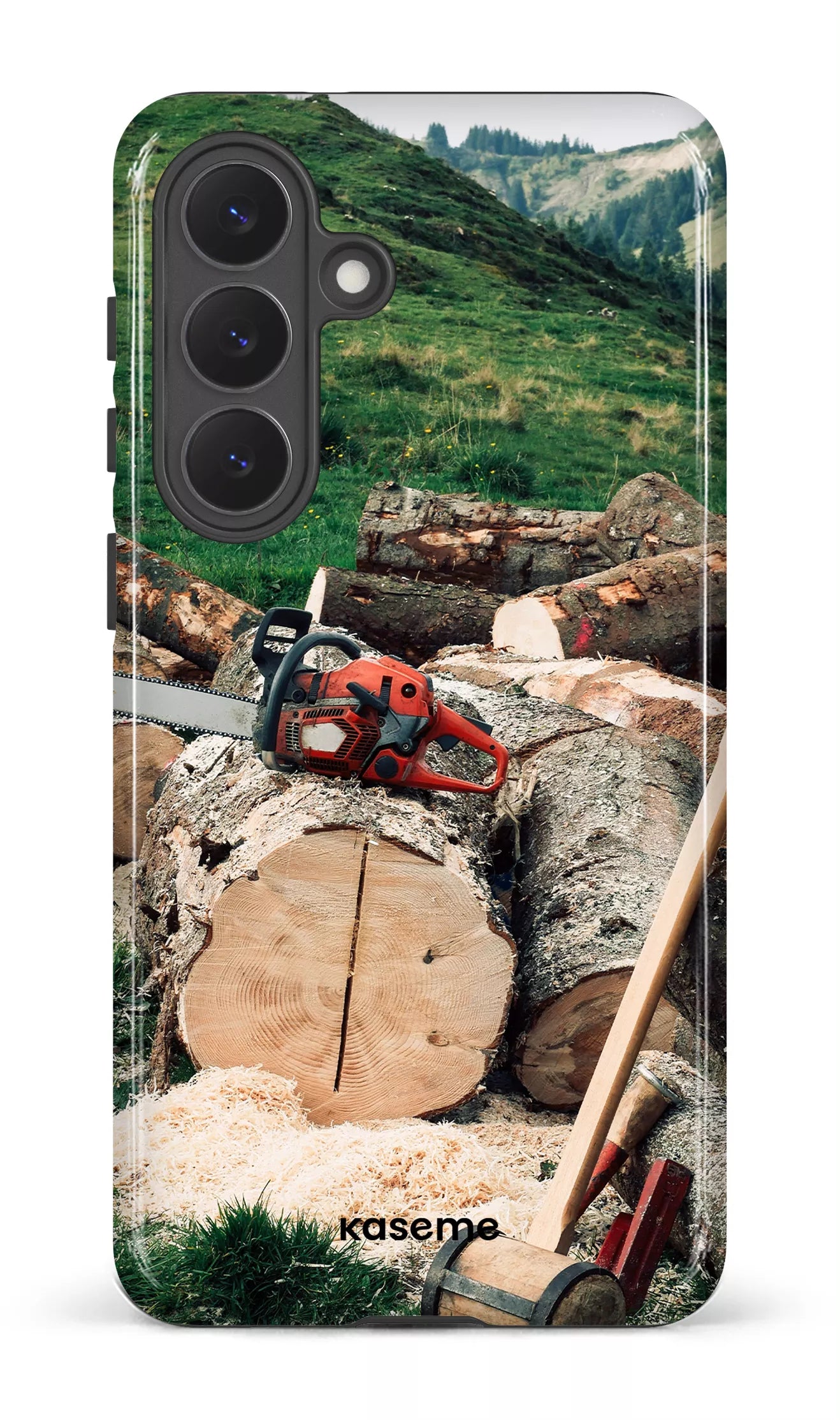 Galaxy S26P Tough (Gloss) Timber Cut -