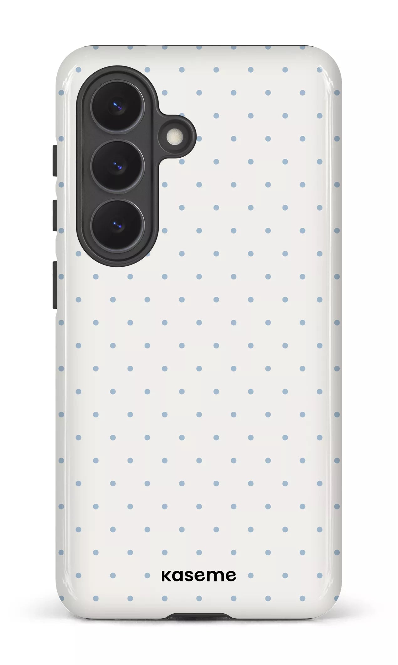 Galaxy  S26 Tough (Gloss) Ditsy White & Blue -