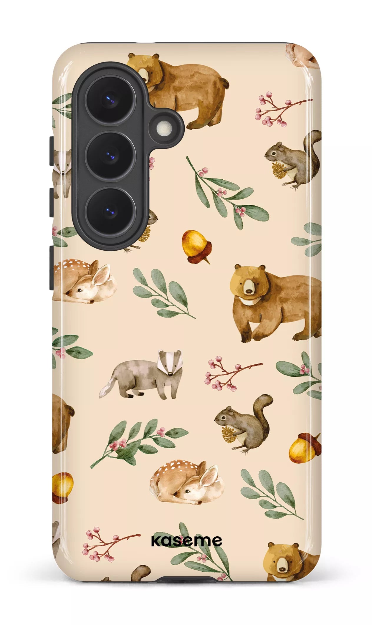 Galaxy  S26 Tough (Gloss) Furry Forest Beige -