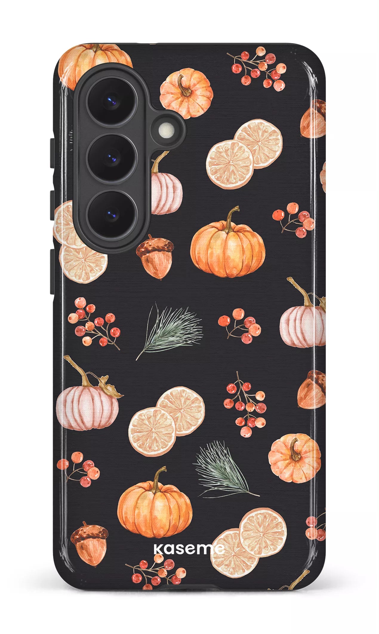 Galaxy  S26 Tough (Gloss) Pumpkin Garden Black -