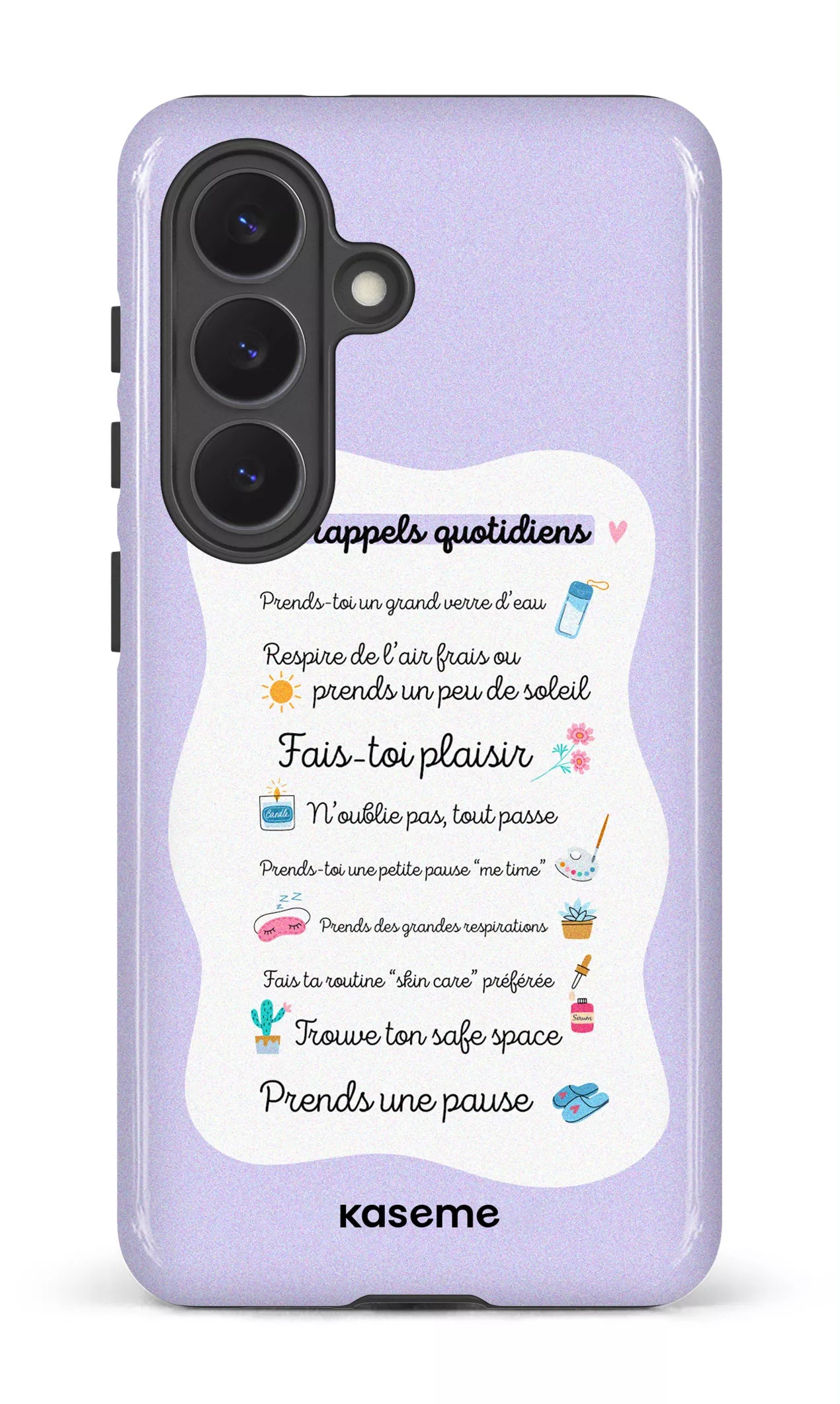 Galaxy  S26 Tough (Gloss) Tes rappels quotidiens purple -