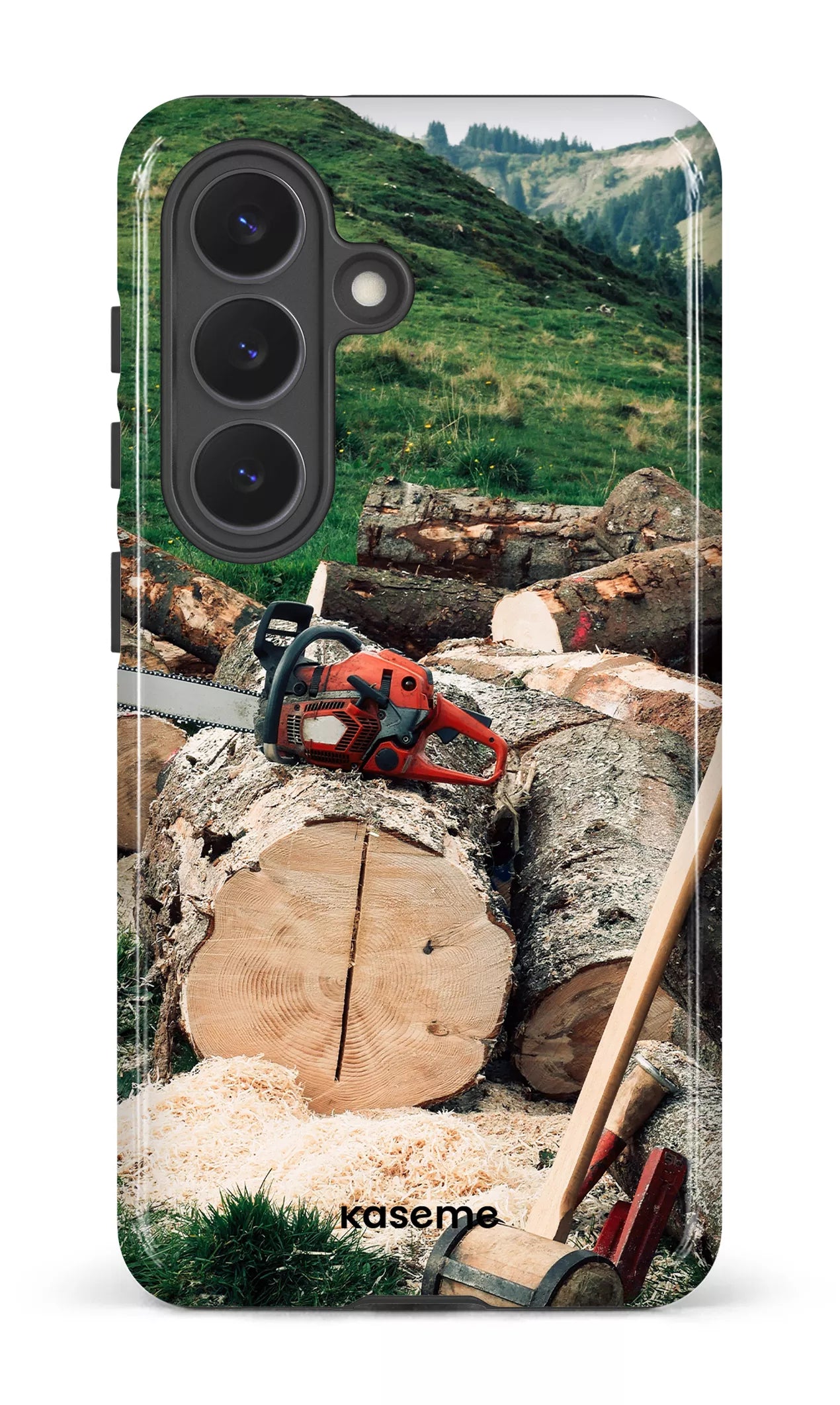 Galaxy  S26 Tough (Gloss) Timber Cut -
