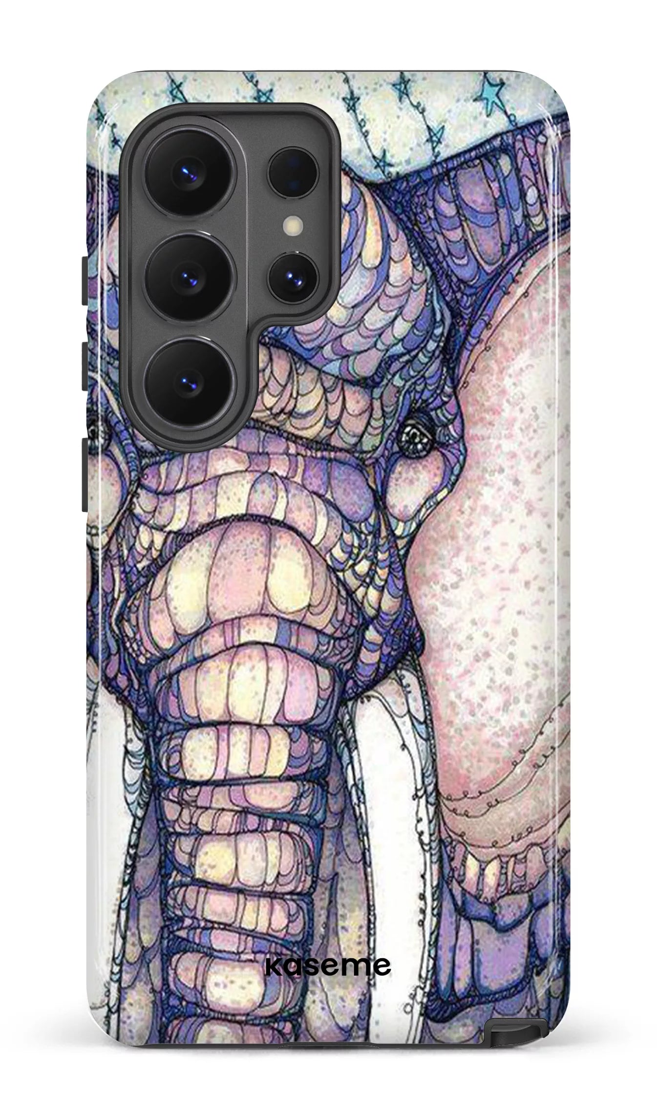 Galaxy S26 U Tough (Gloss) Mosaic Elephant -