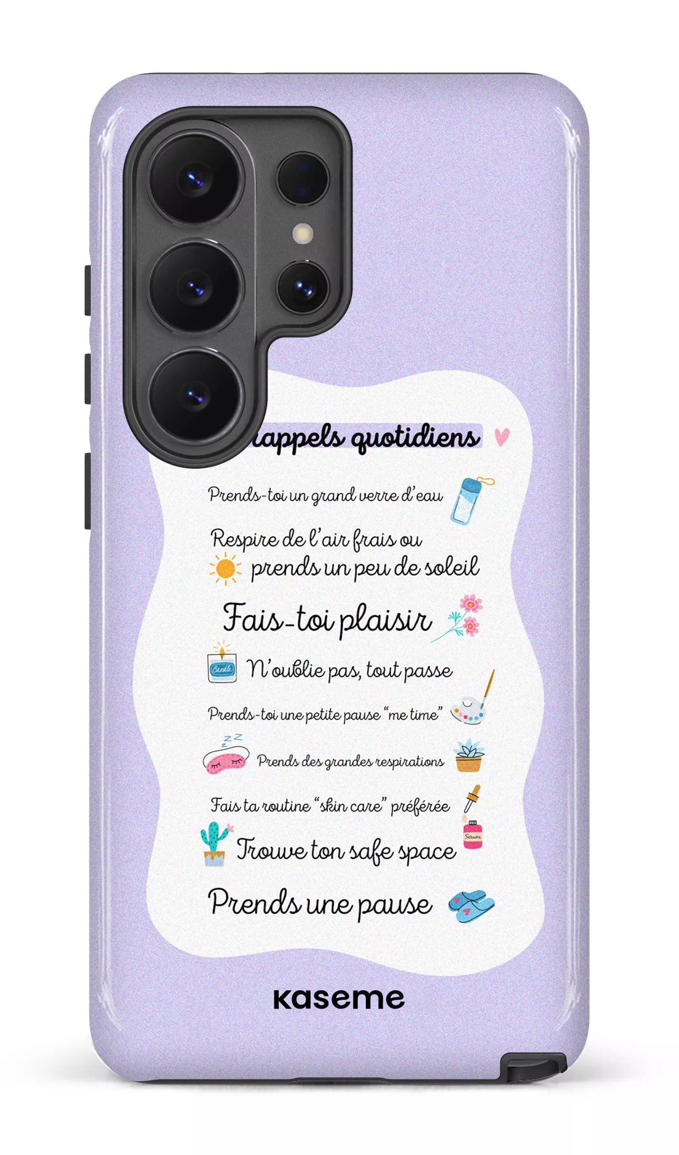 Galaxy S26 U Tough (Gloss) Tes rappels quotidiens purple -