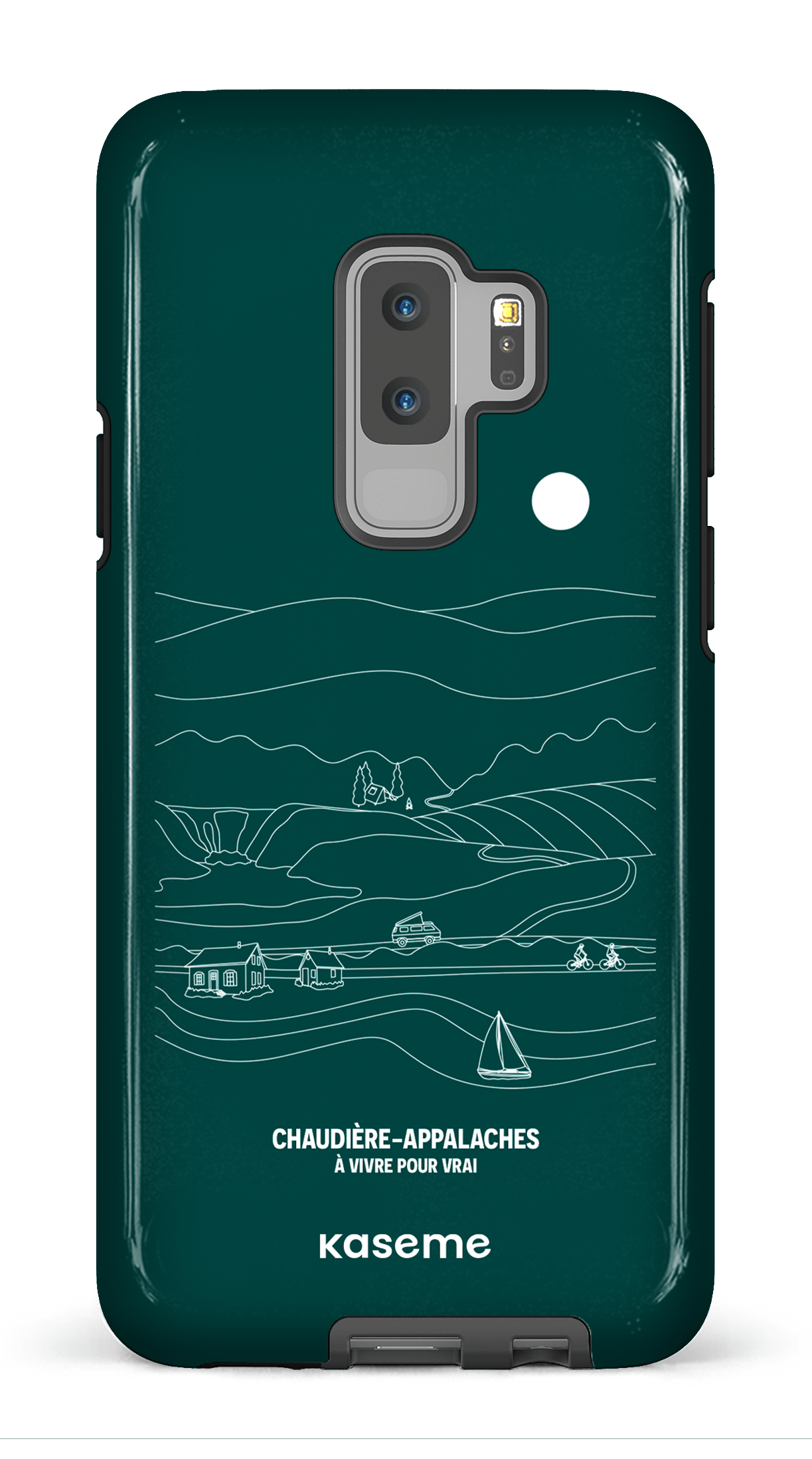 Galaxy S9 Plus Tough Paysage Line Art par TCA -