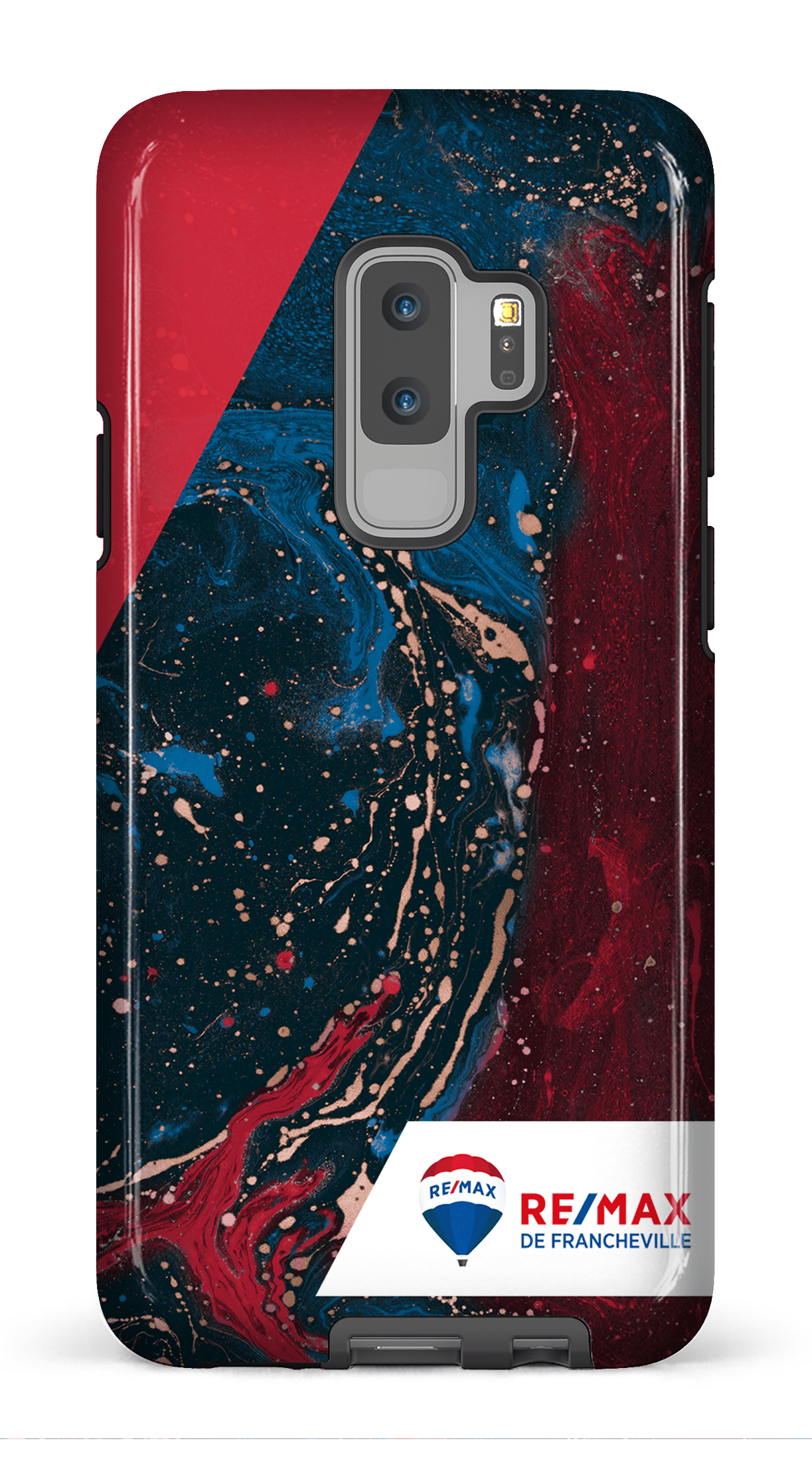 Galaxy S9 Plus Tough Peinture marbrée sombre de Francheville -