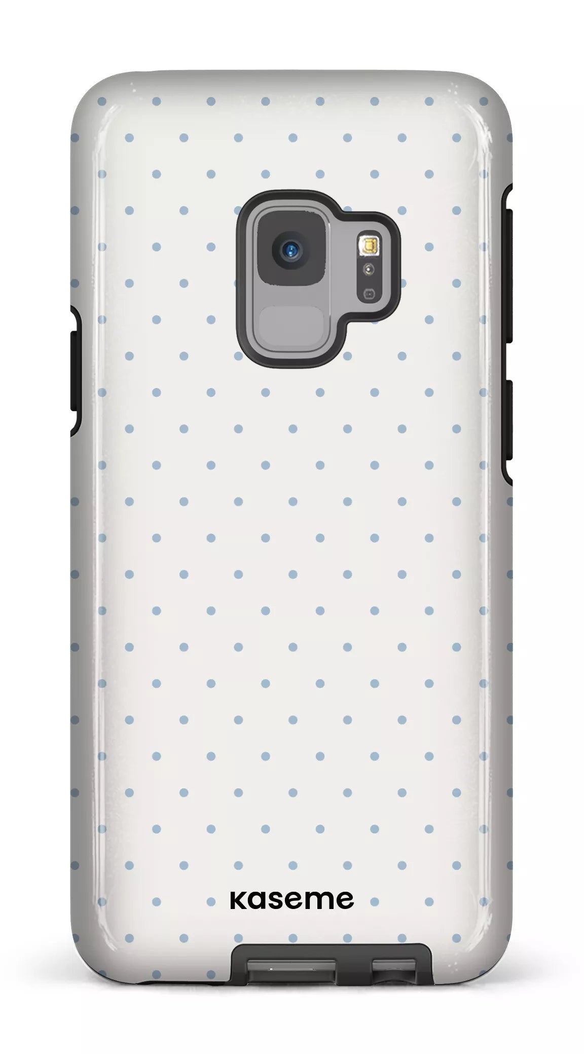 Galaxy S9 Tough Ditsy White & Blue -