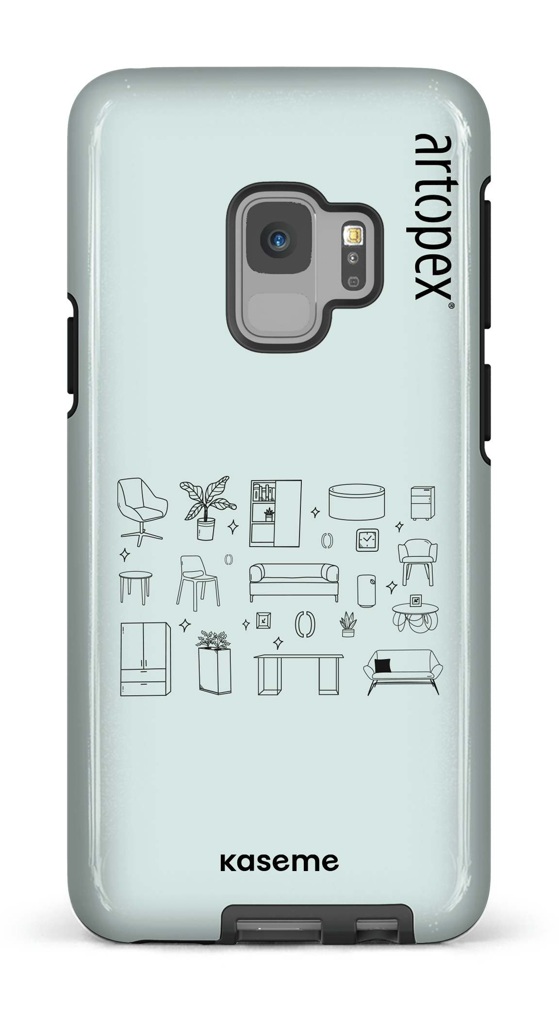 Galaxy S9 Tough L'essentiel menthe par Artopex -