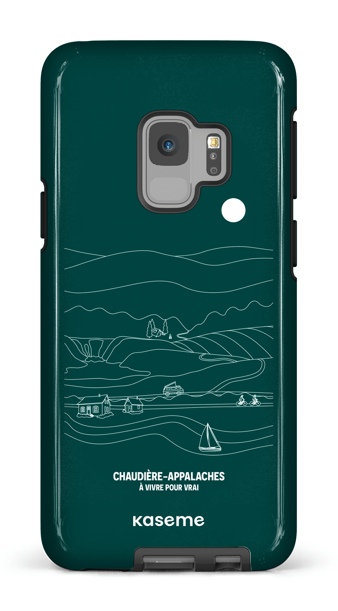 Galaxy S9 Tough Paysage Line Art par TCA -