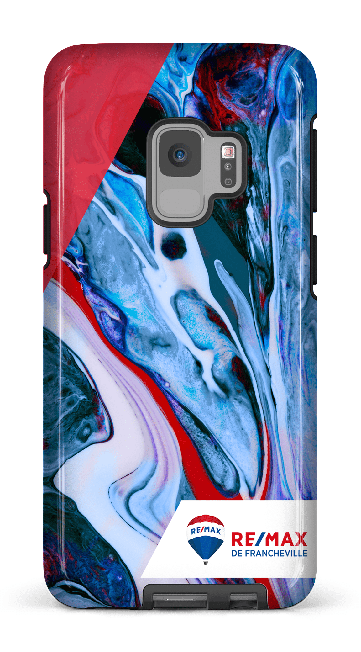 Galaxy S9 Tough Peinture marbrée claire de Francheville -