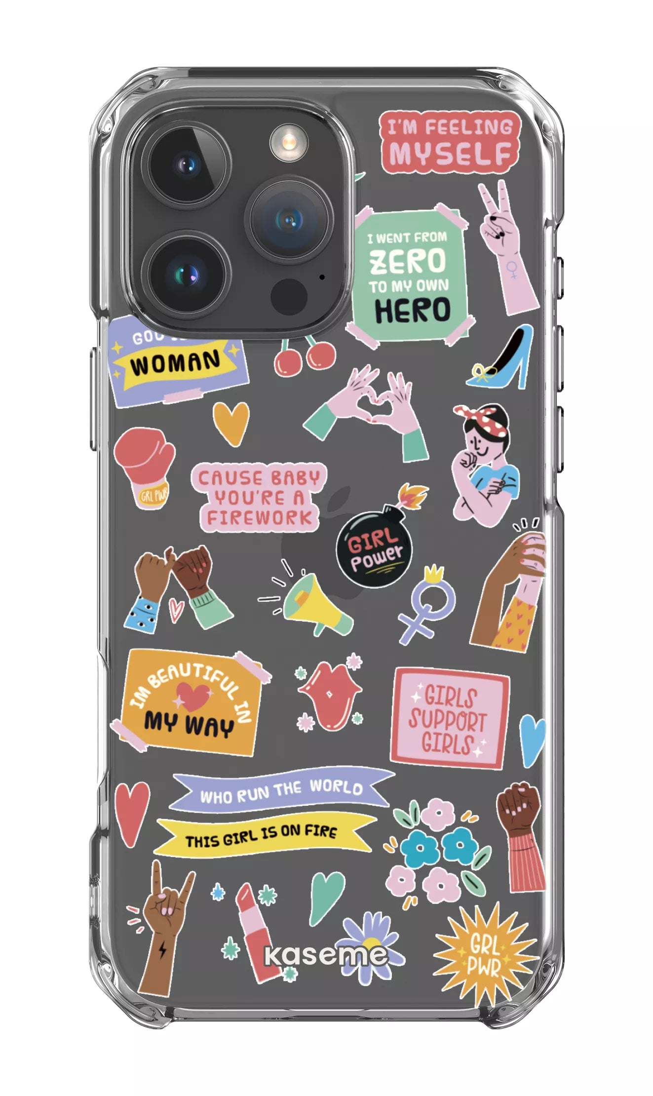  Girl Boss Clear Case -