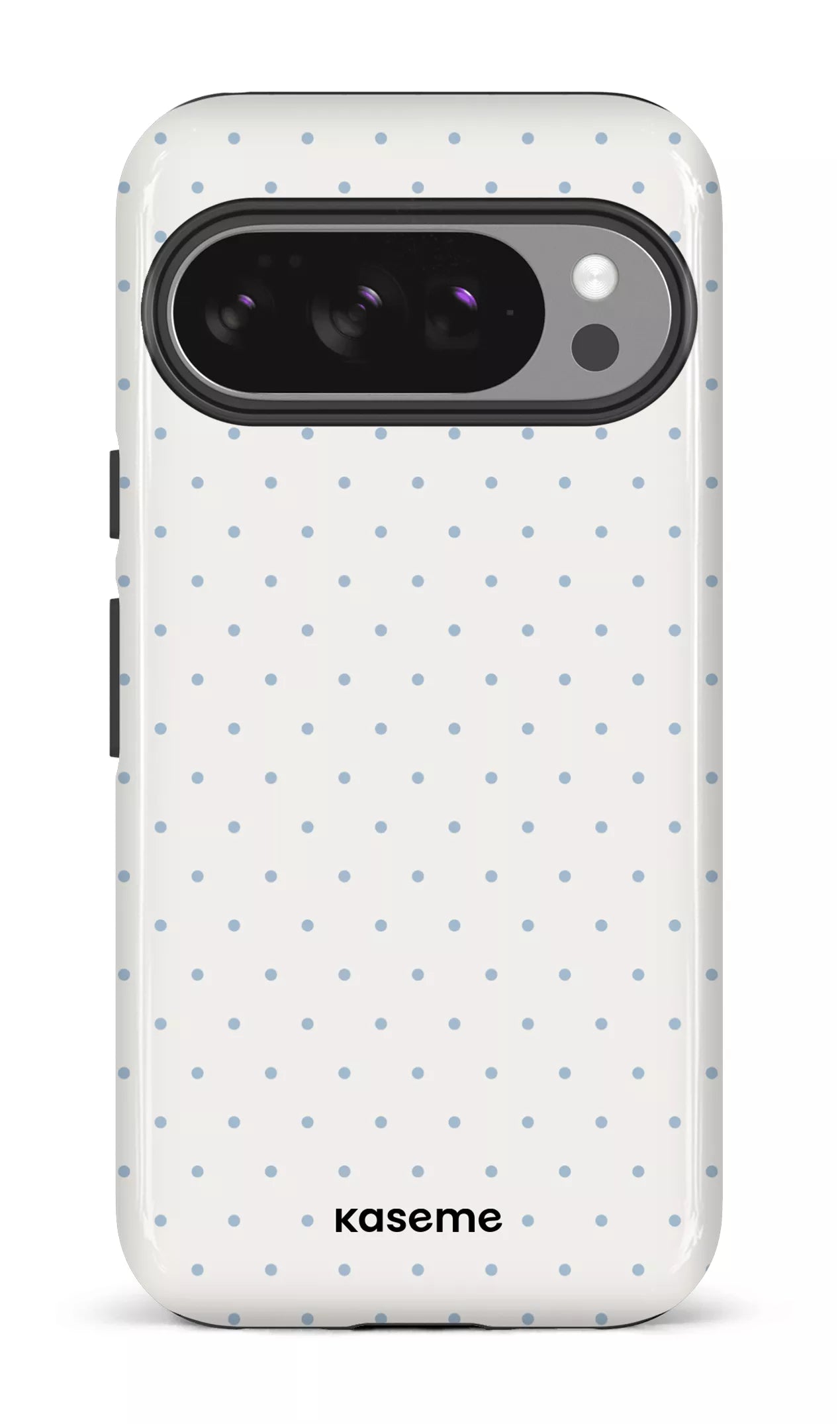 Google Pixel 10 Pro Impact (Gloss) Ditsy White & Blue -
