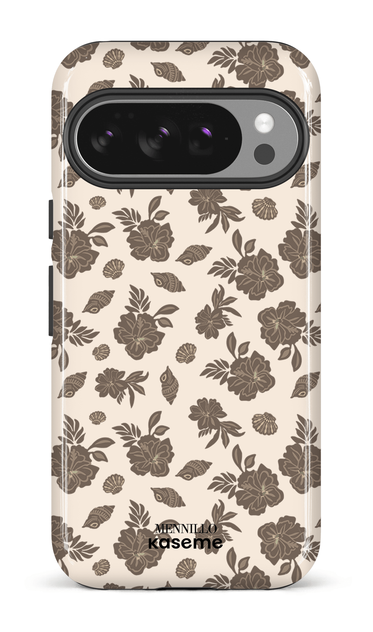 Google Pixel 10 Pro Impact (Gloss) Floral Brown by Mennillo -