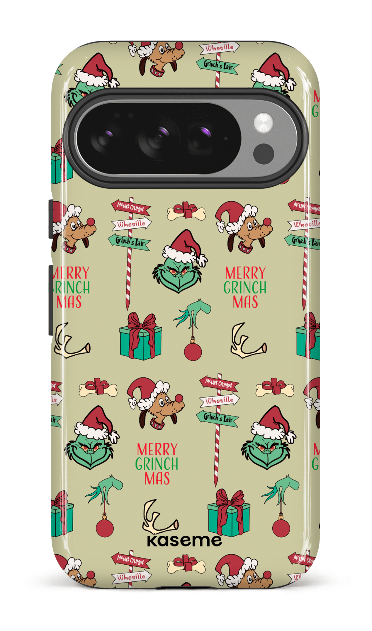 Google Pixel 10 Pro Impact (Gloss) Grinchmas -