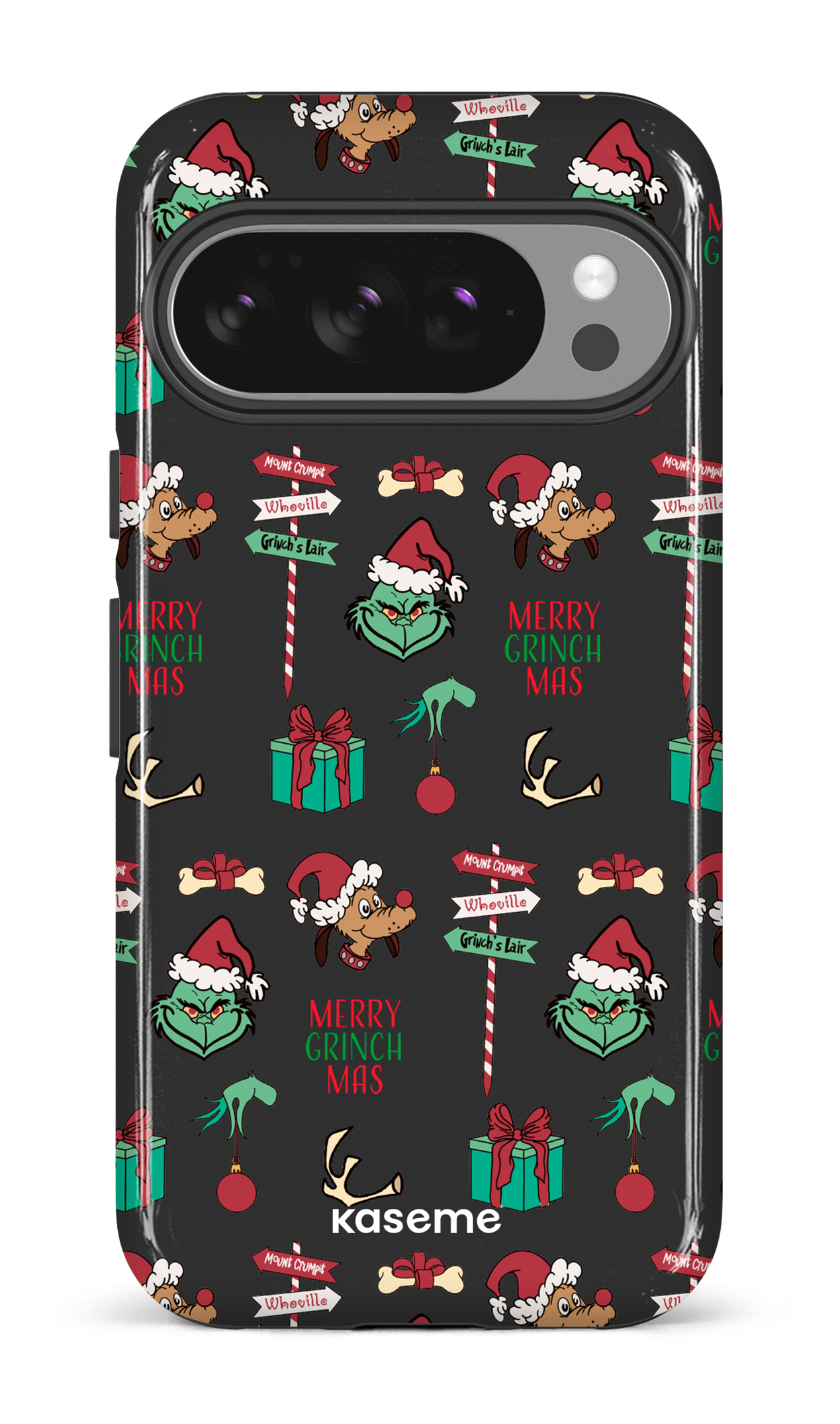 Google Pixel 10 Pro Impact (Gloss) Grinchmas black -