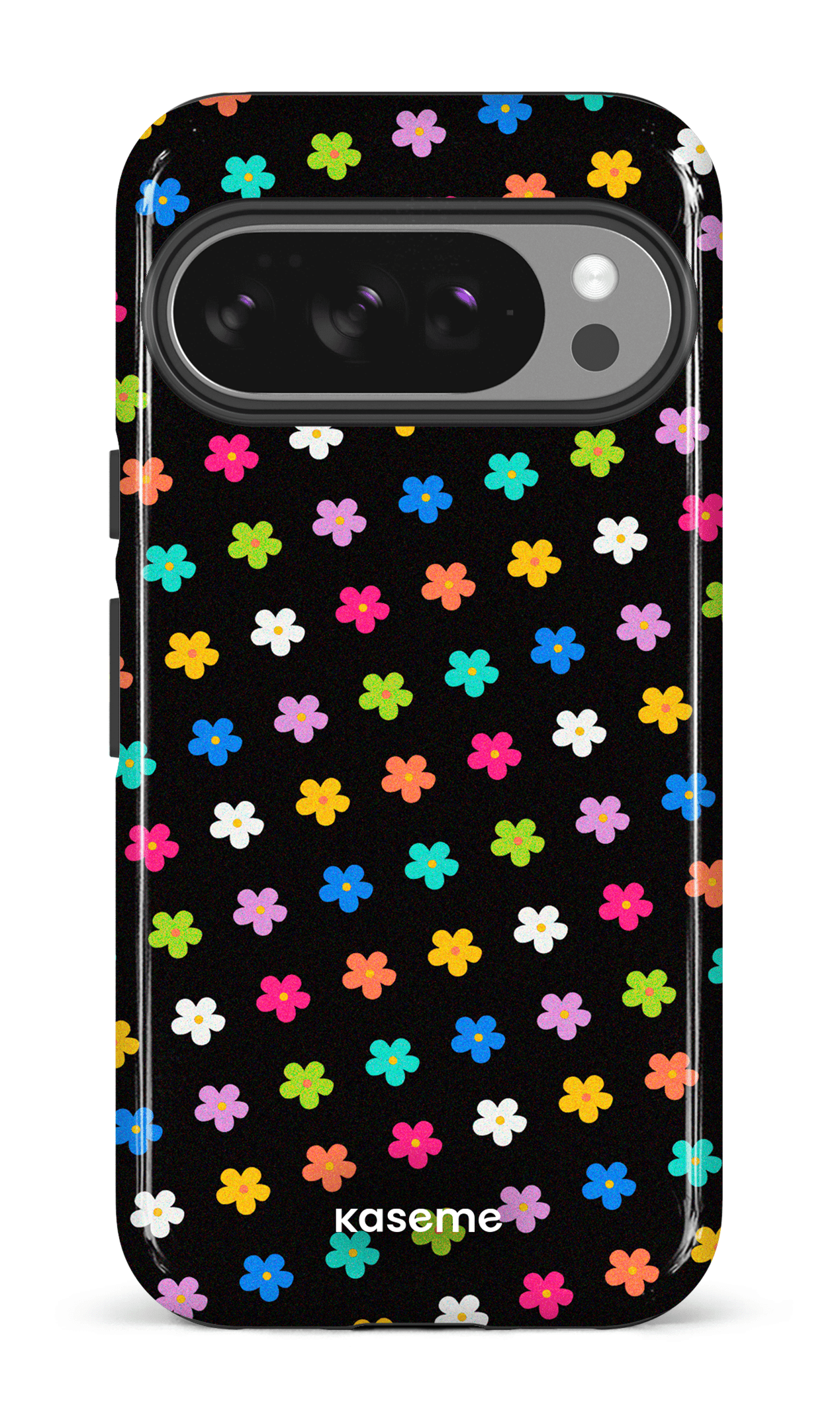 Google Pixel 10 Pro Impact (Gloss) Joyful Flowers Black -