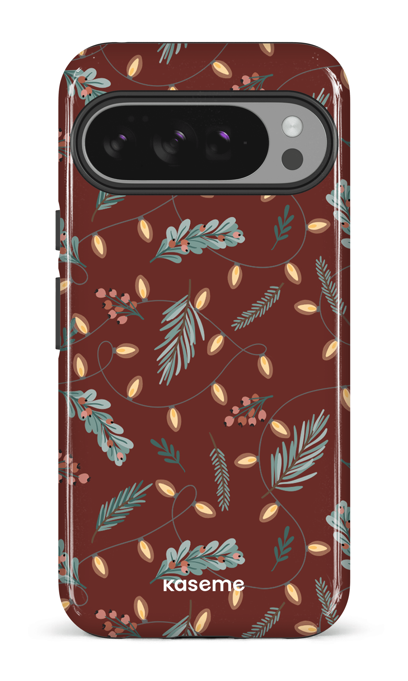 Google Pixel 10 Pro XL Impact (Gloss) Cozy winter night red -