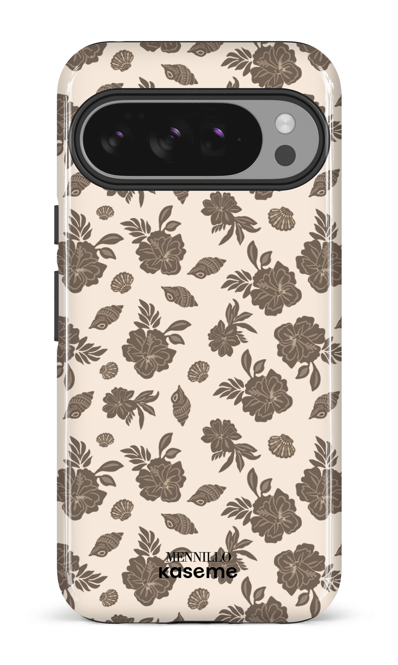 Google Pixel 10 Pro XL Impact (Gloss) Floral Brown by Mennillo -