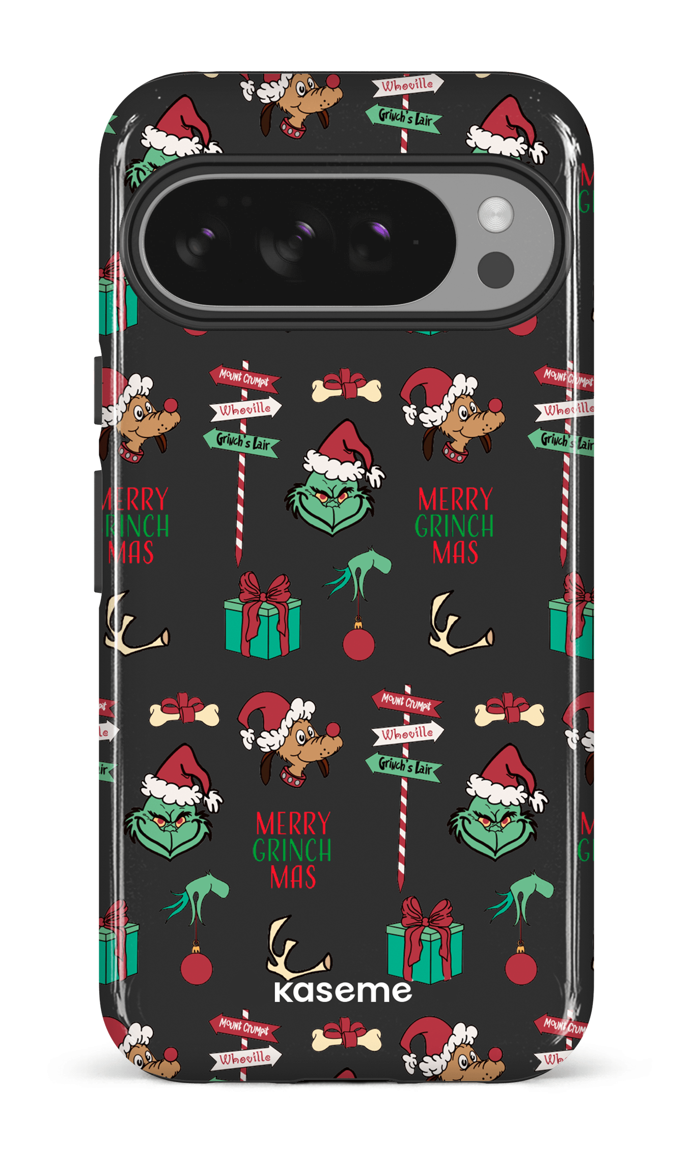 Google Pixel 10 Pro XL Impact (Gloss) Grinchmas black -