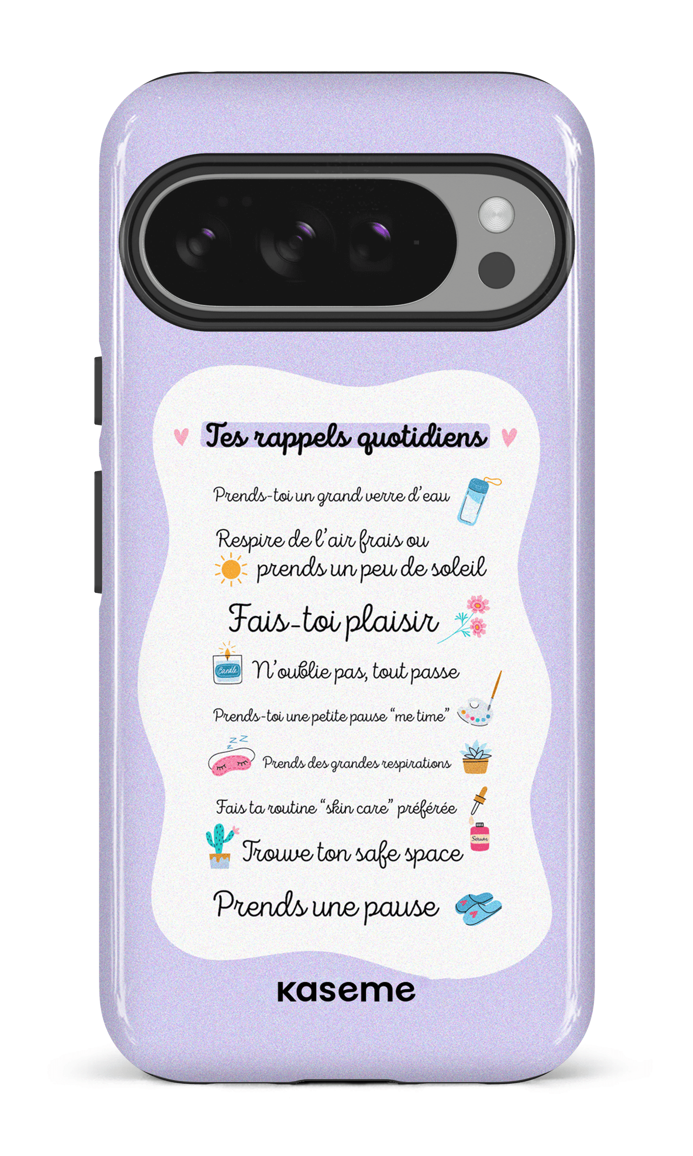 Google Pixel 10 Pro XL Impact (Gloss) Tes rappels quotidiens purple -