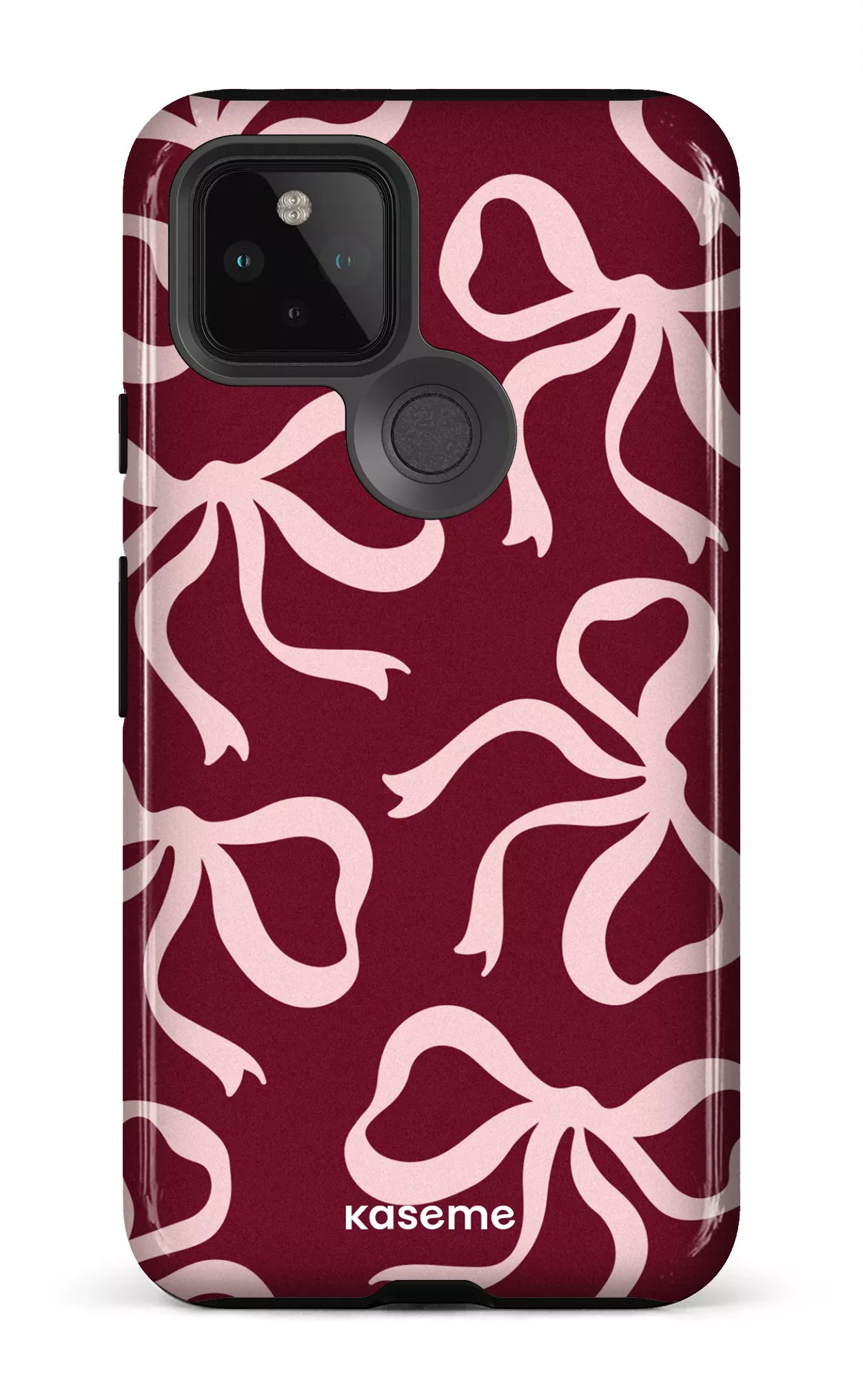 Google Pixel 5 Tough Lace Burgundy & Pink -