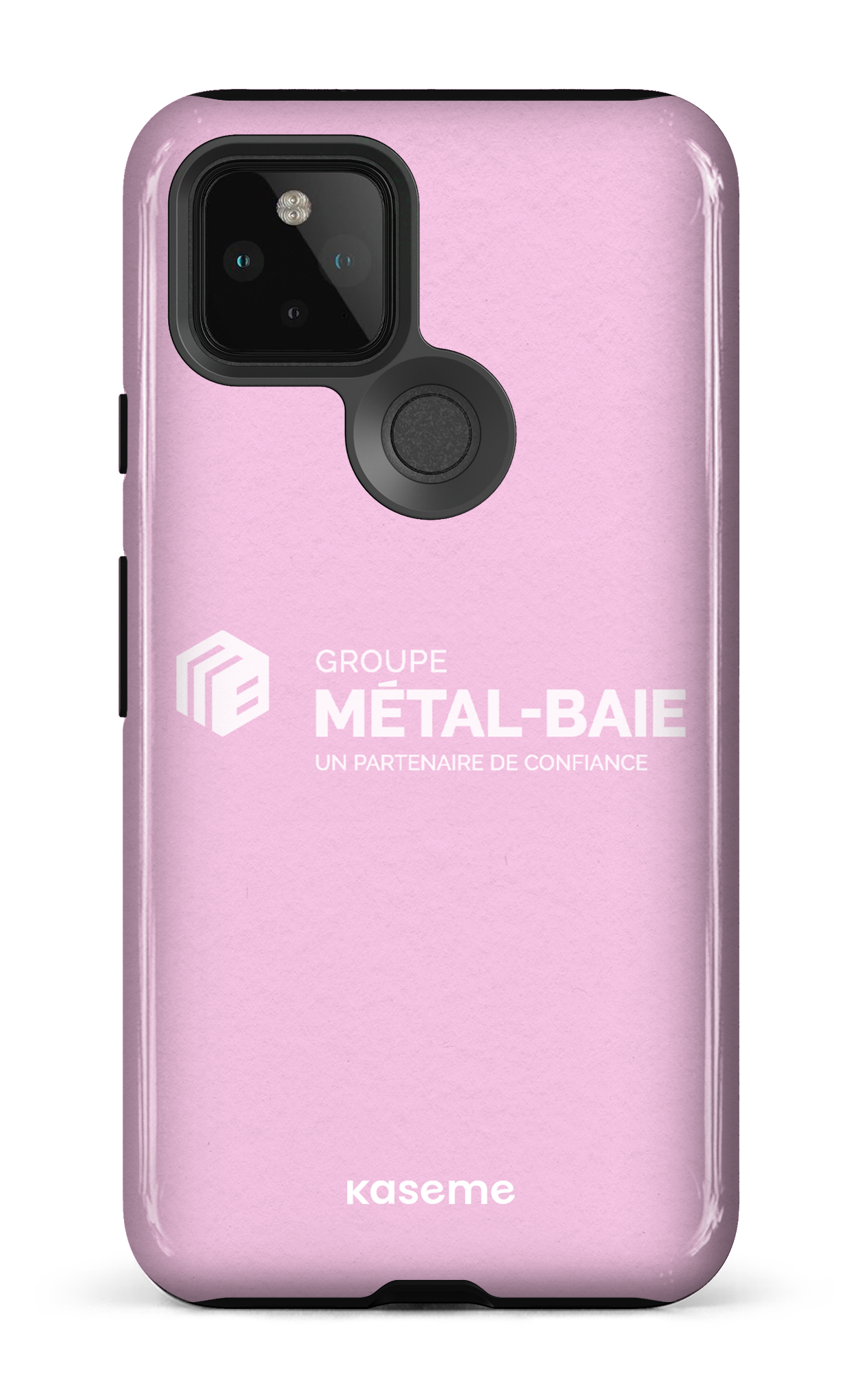 Google Pixel 5 Tough Métal-Baie Rose -