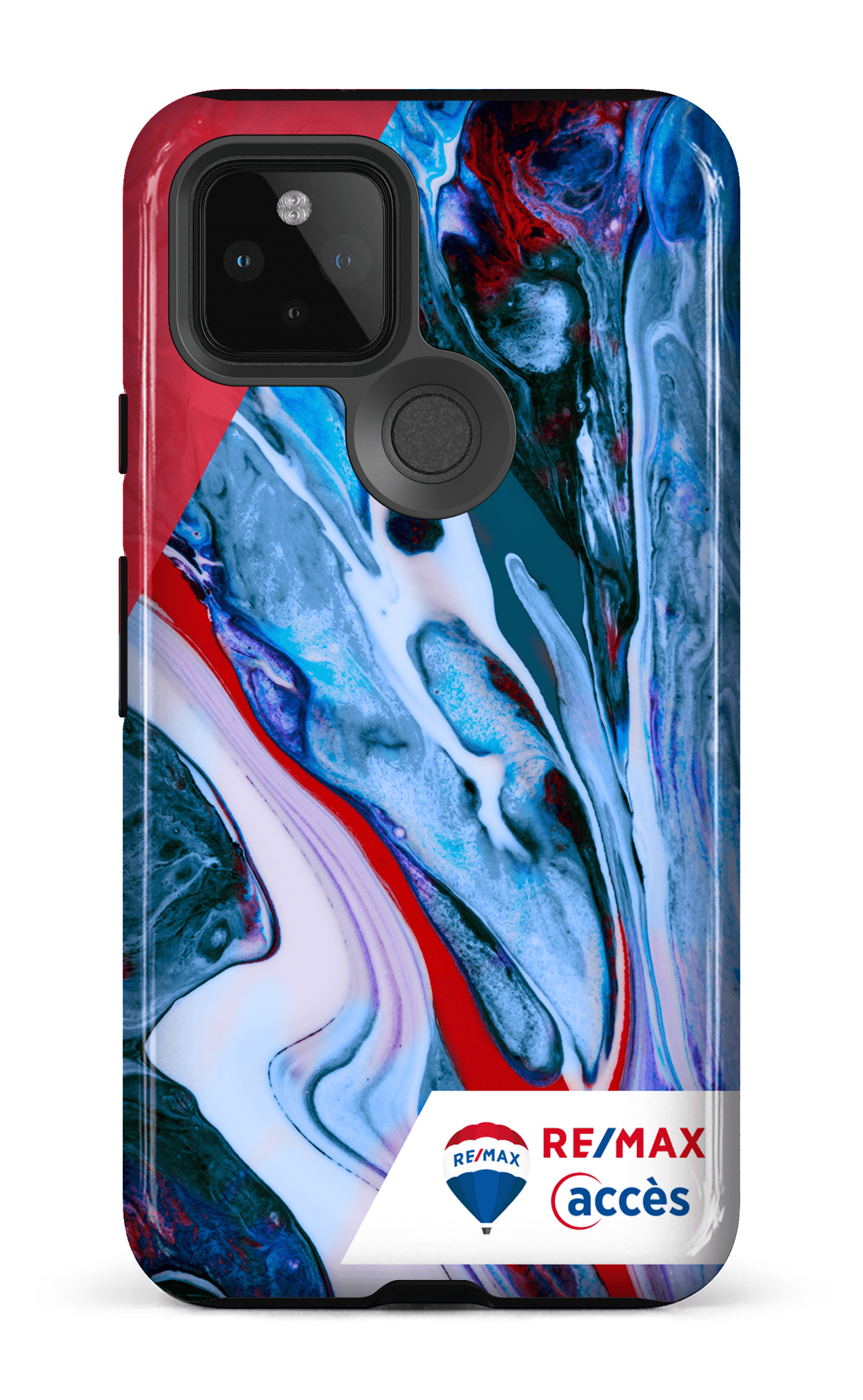 Google Pixel 5 Tough Peinture marbrée claire -
