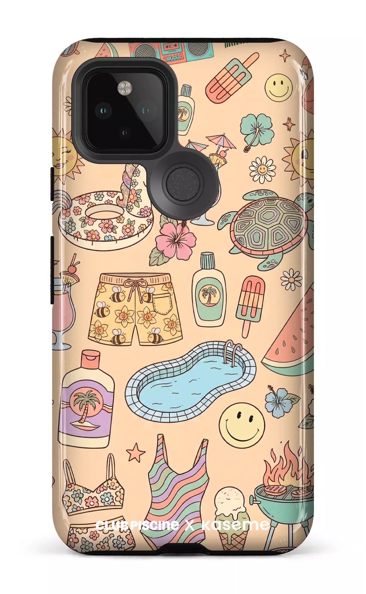 Google Pixel 5 Tough Summer Icon by Club Piscine -