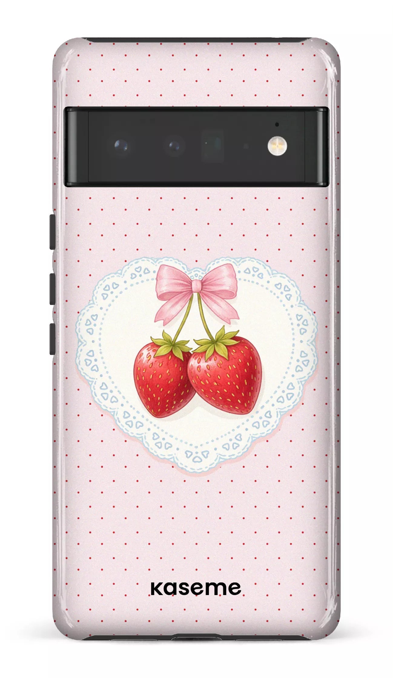 Google Pixel 6 Pro Tough (Gloss) Fresa Lace Pink -
