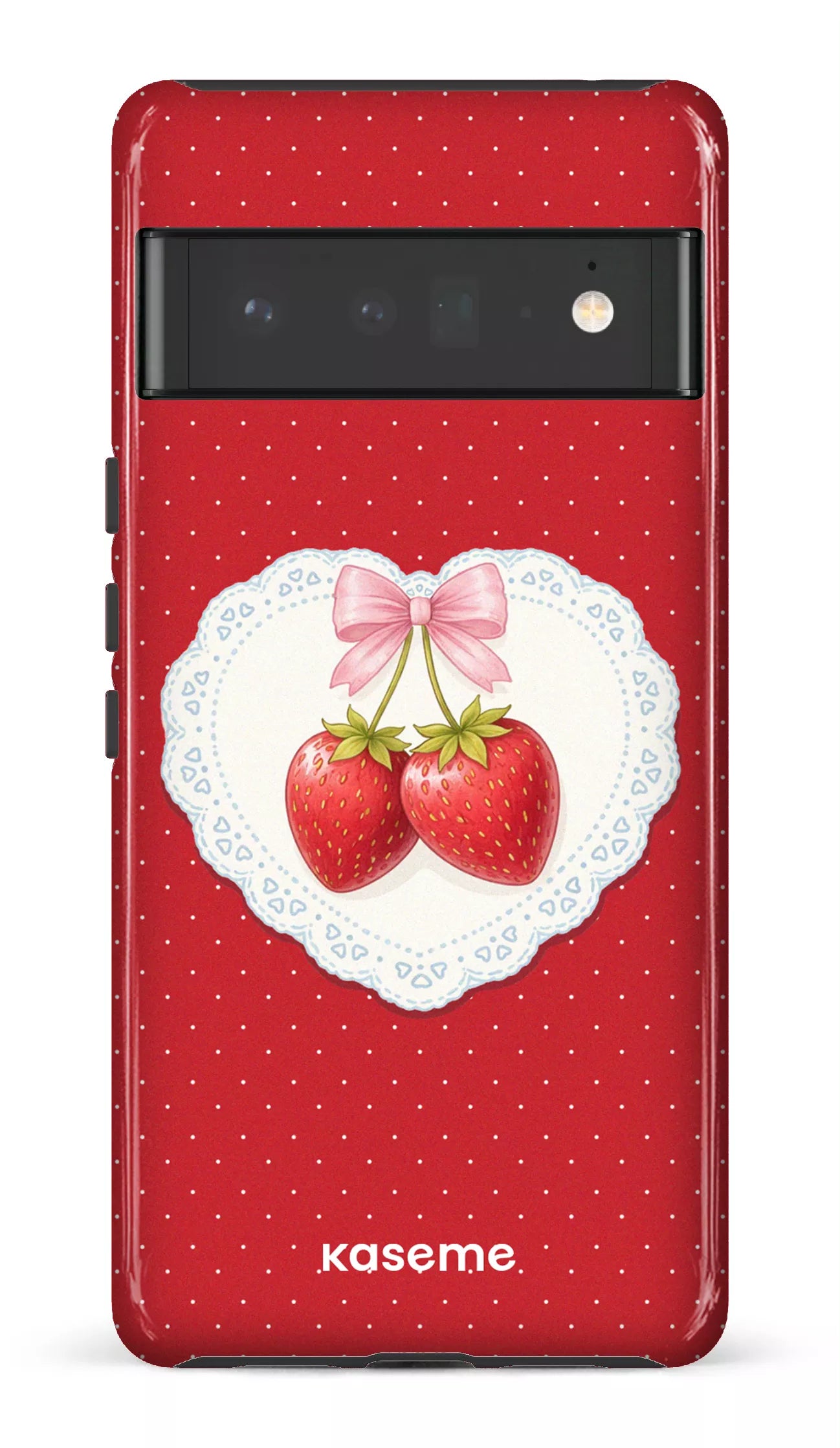 Google Pixel 6 Pro Tough (Gloss) Fresa Lace Red -