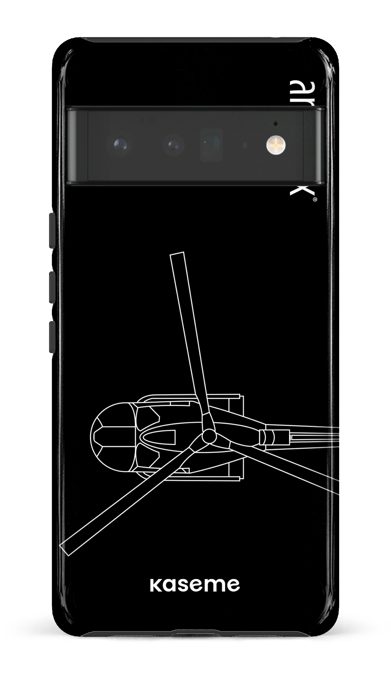 Google Pixel 6 Pro Tough (Gloss) L'hélico par Artopex -