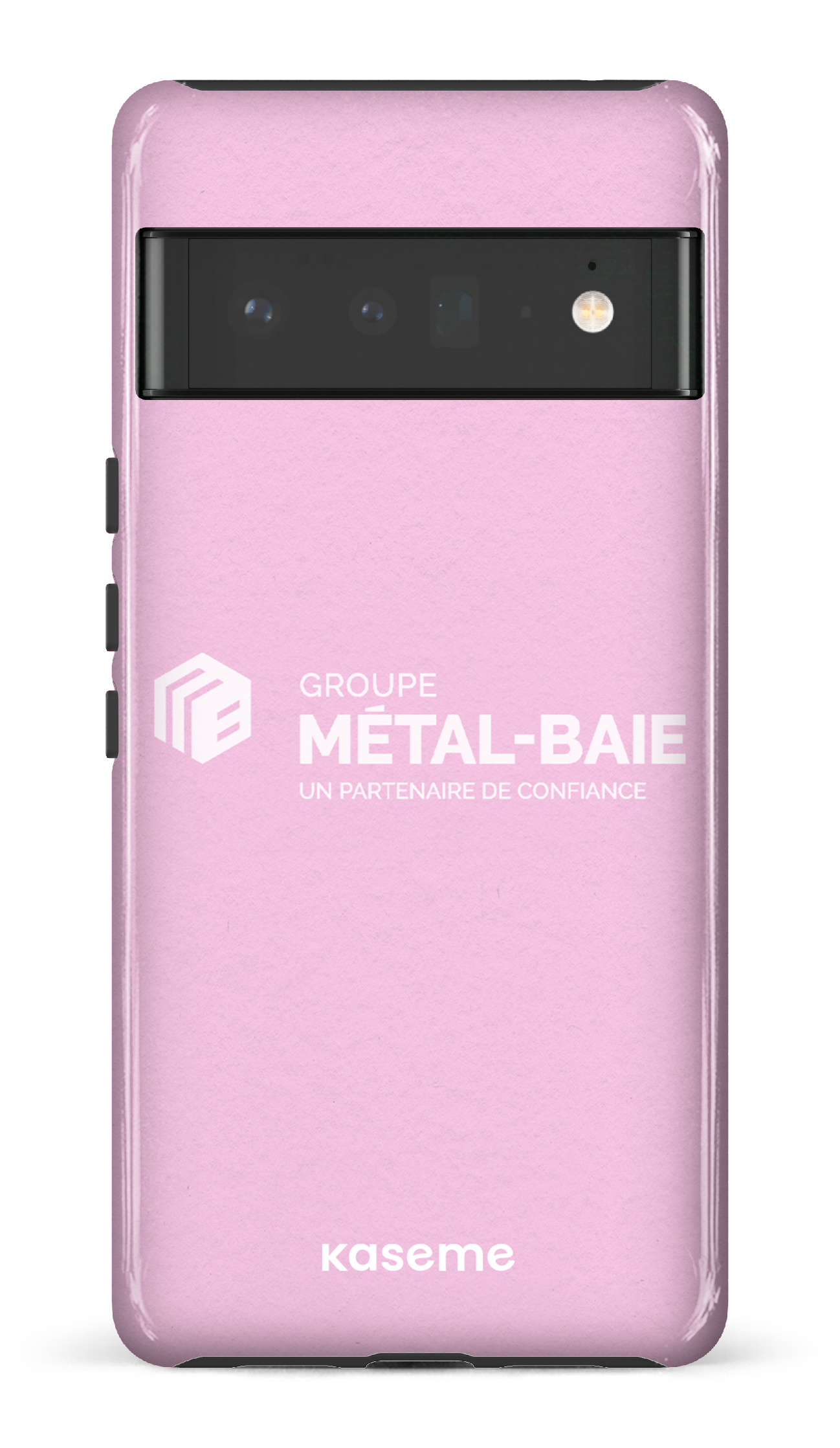 Google Pixel 6 Pro Tough (Gloss) Métal-Baie Rose -