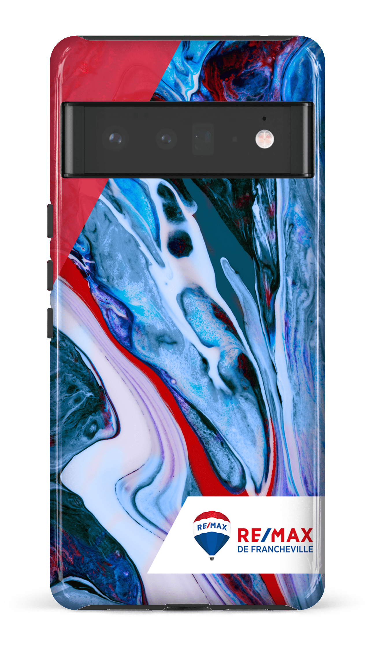 Google Pixel 6 Pro Tough (Gloss) Peinture marbrée claire de Francheville -