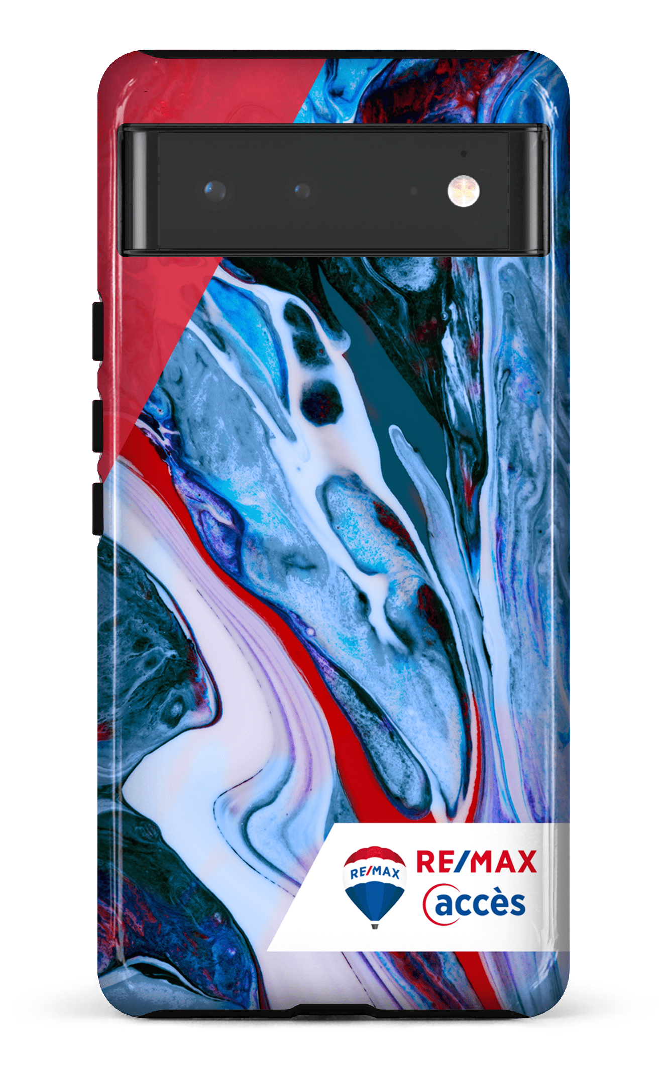 Google Pixel 6 Tough Peinture marbrée claire -